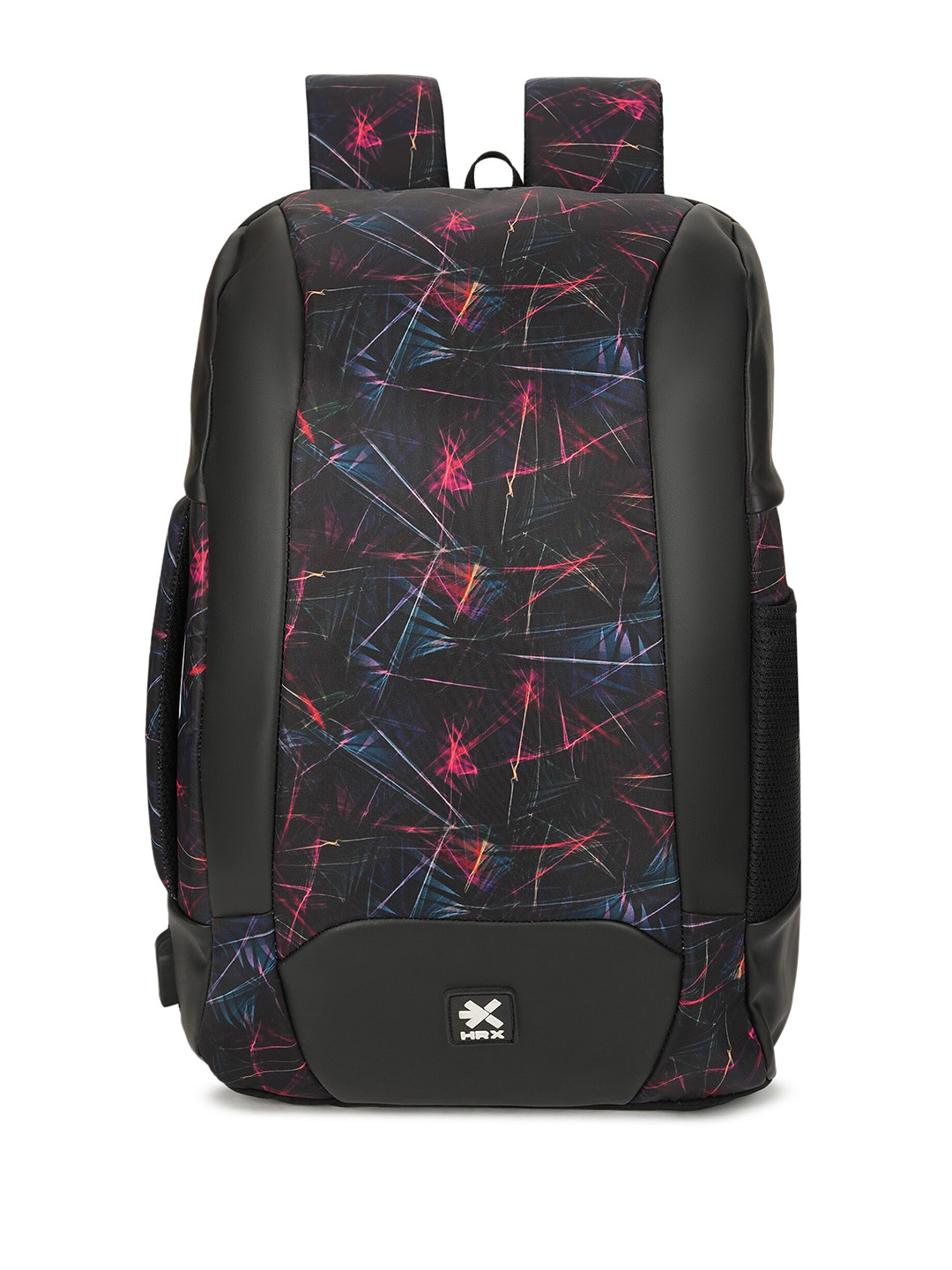 HRX by Hrithik Roshan Unisex Geometric Printed Backpack with USB Charging Port 41 L