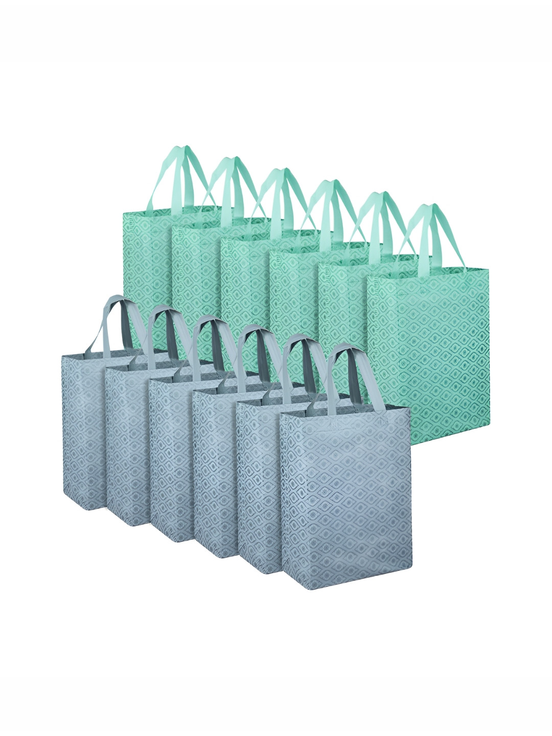 Kuber Industries Set Of 12 Shopper Bag