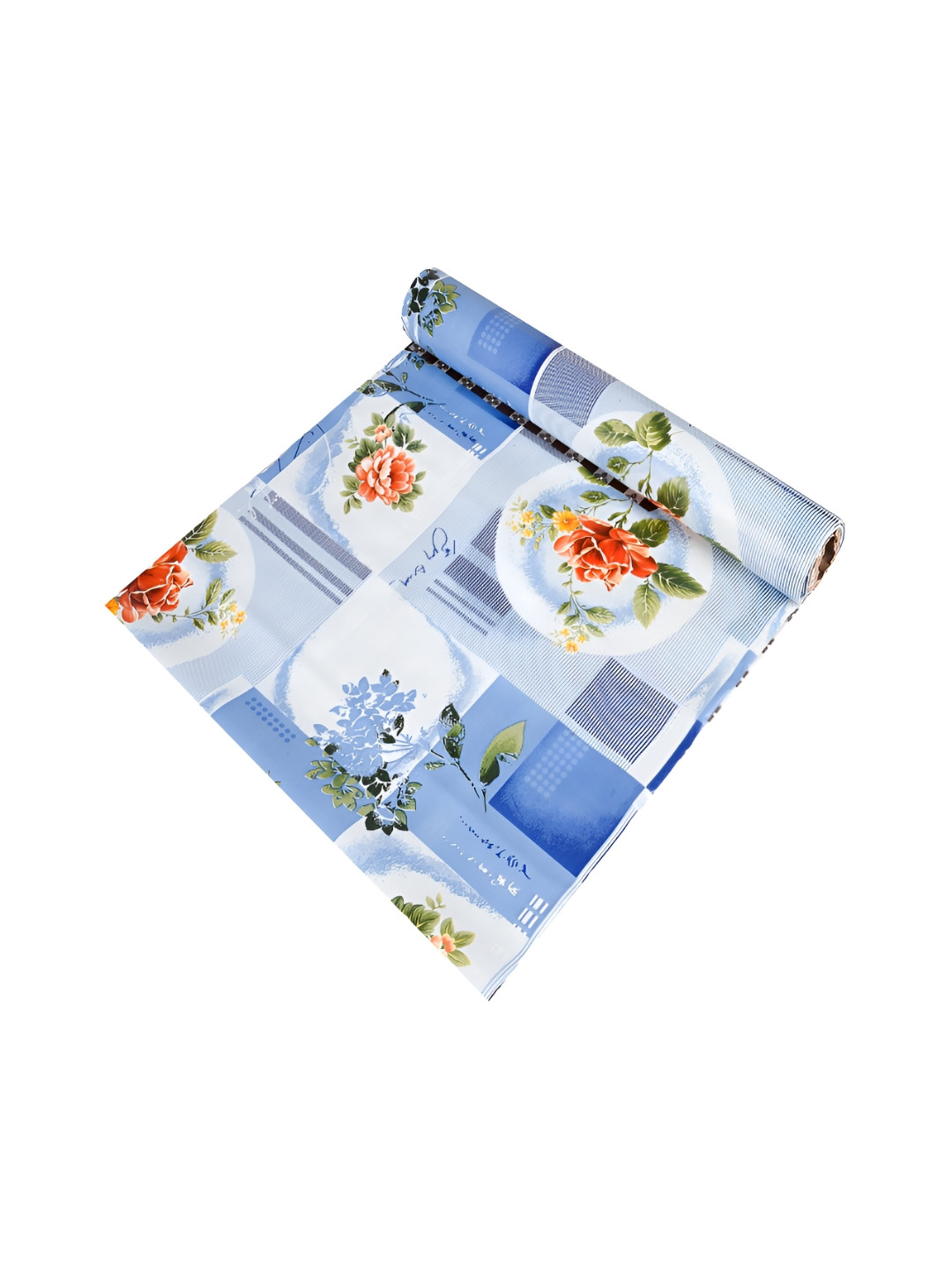 Kuber Industries Blue Printed Regular Multi-Utility Shelf Liner