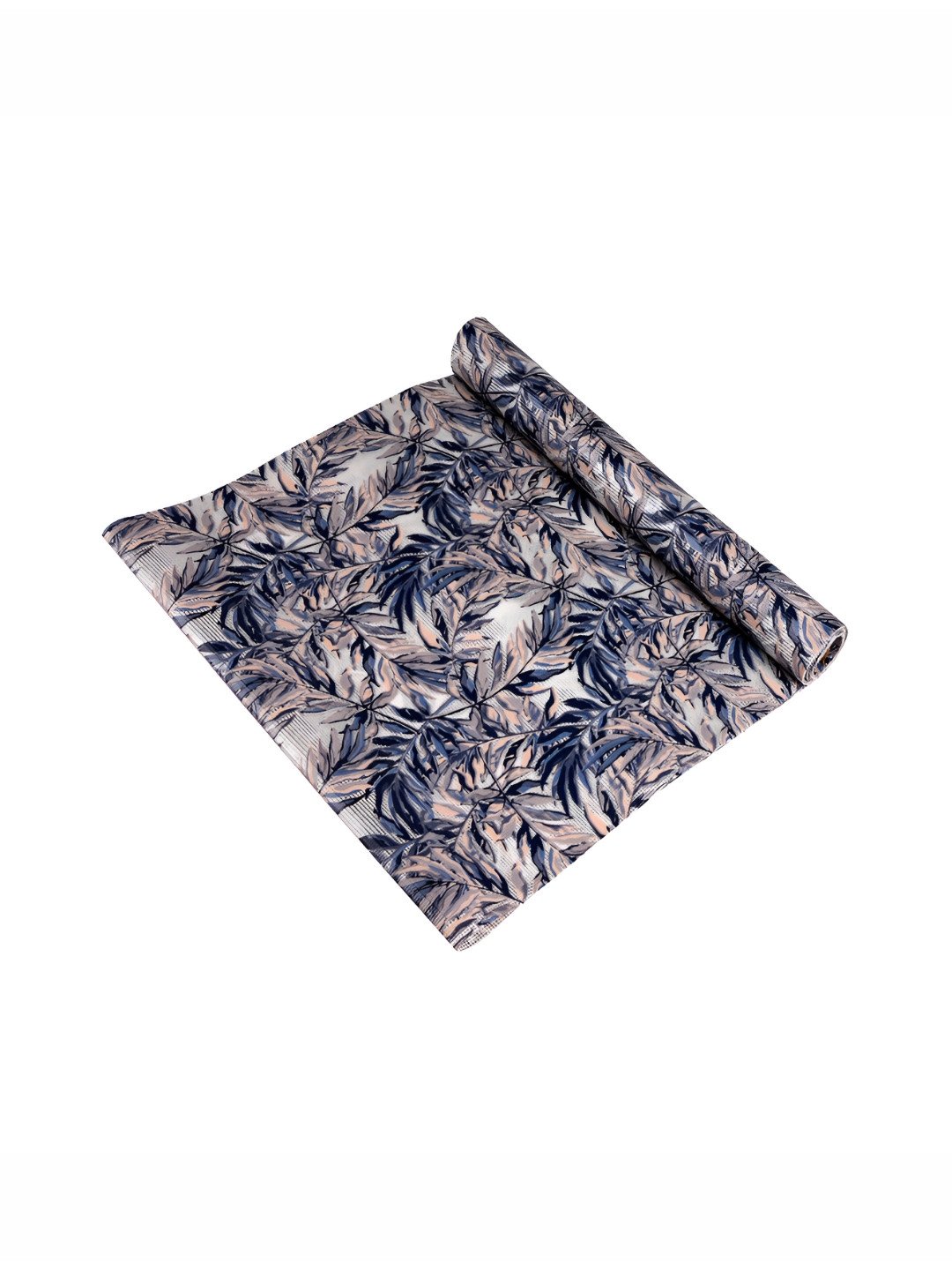 Kuber Industries Blue Printed Cabinet Shelf Liner