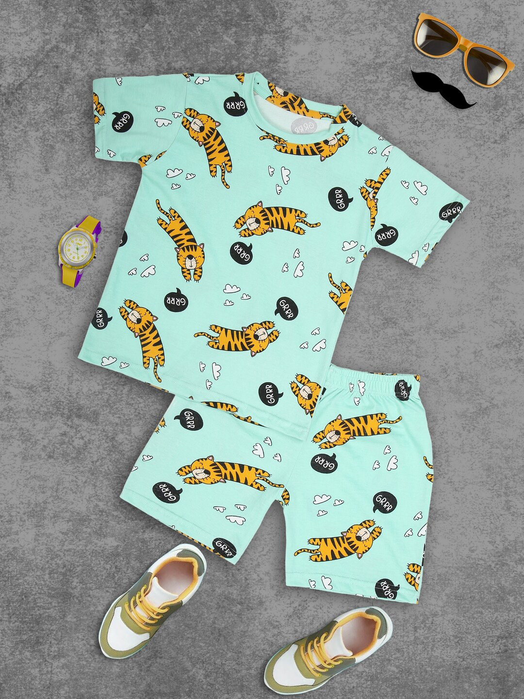 Ninos Dreams Boys Printed Pure Cotton Night Suit