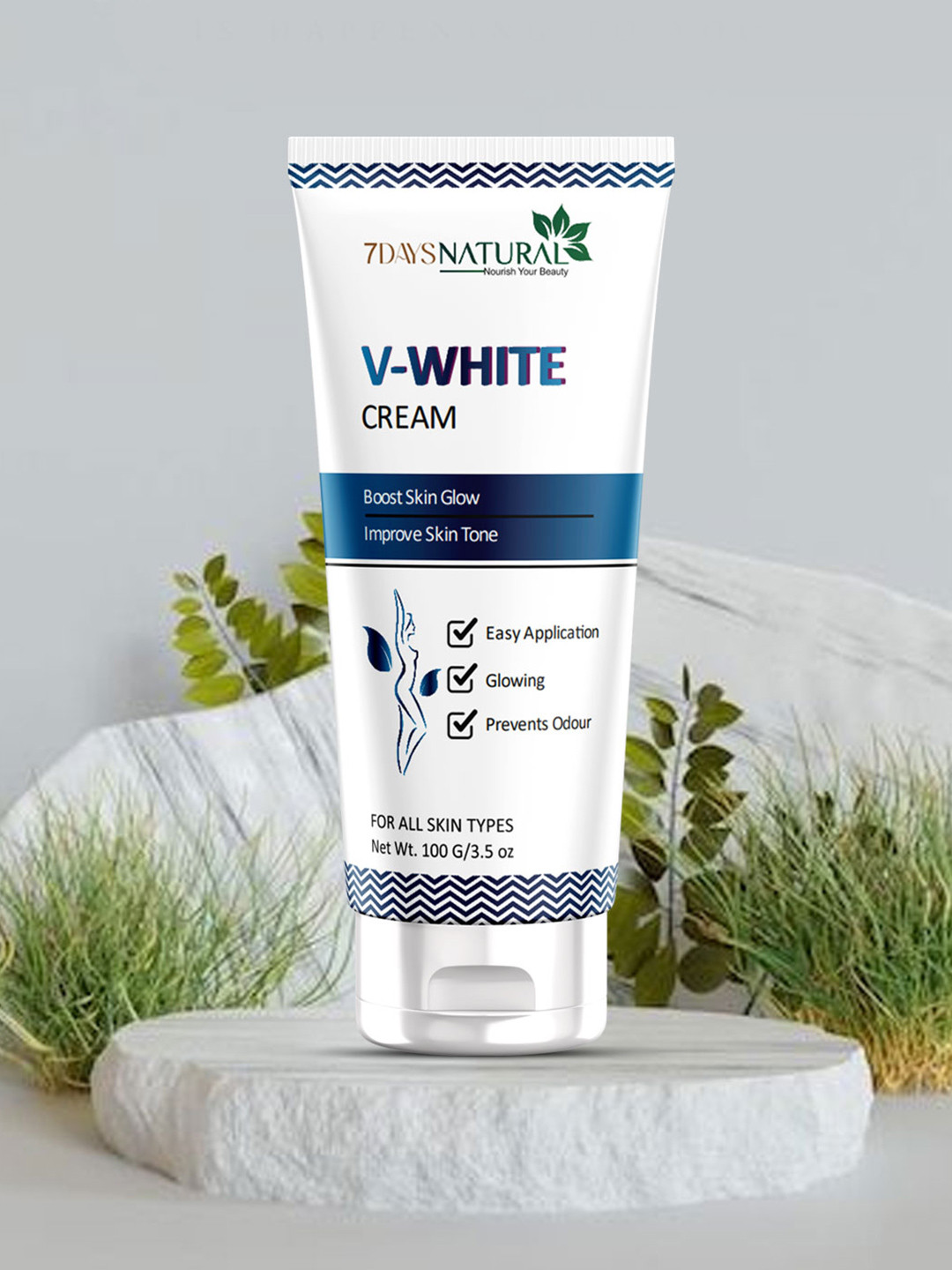 7DAYSNATURAL V-White Intimate Area Brightening Cream-100gm