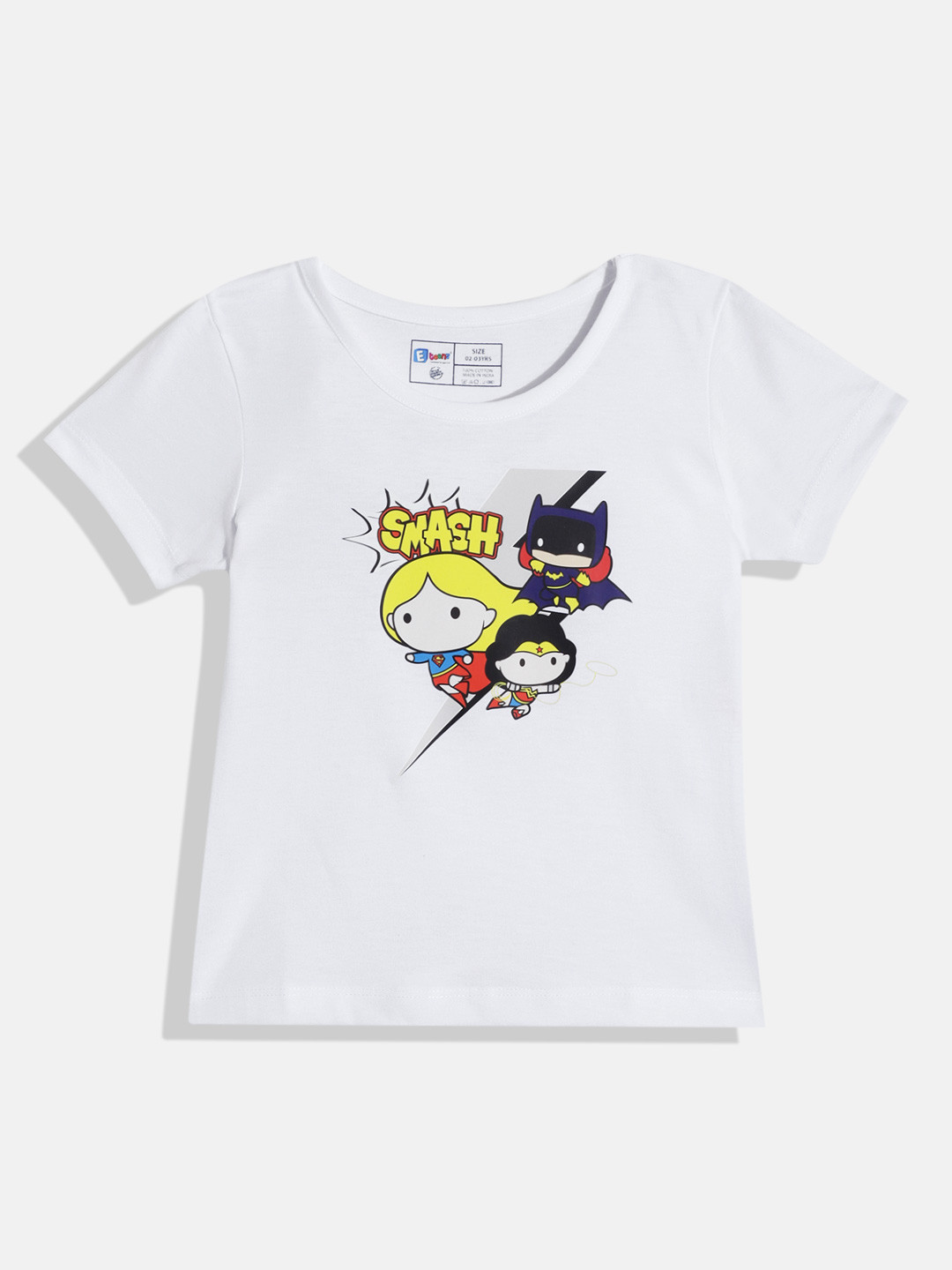 Eteenz Girls Premium Cotton Smash Printed T-shirt