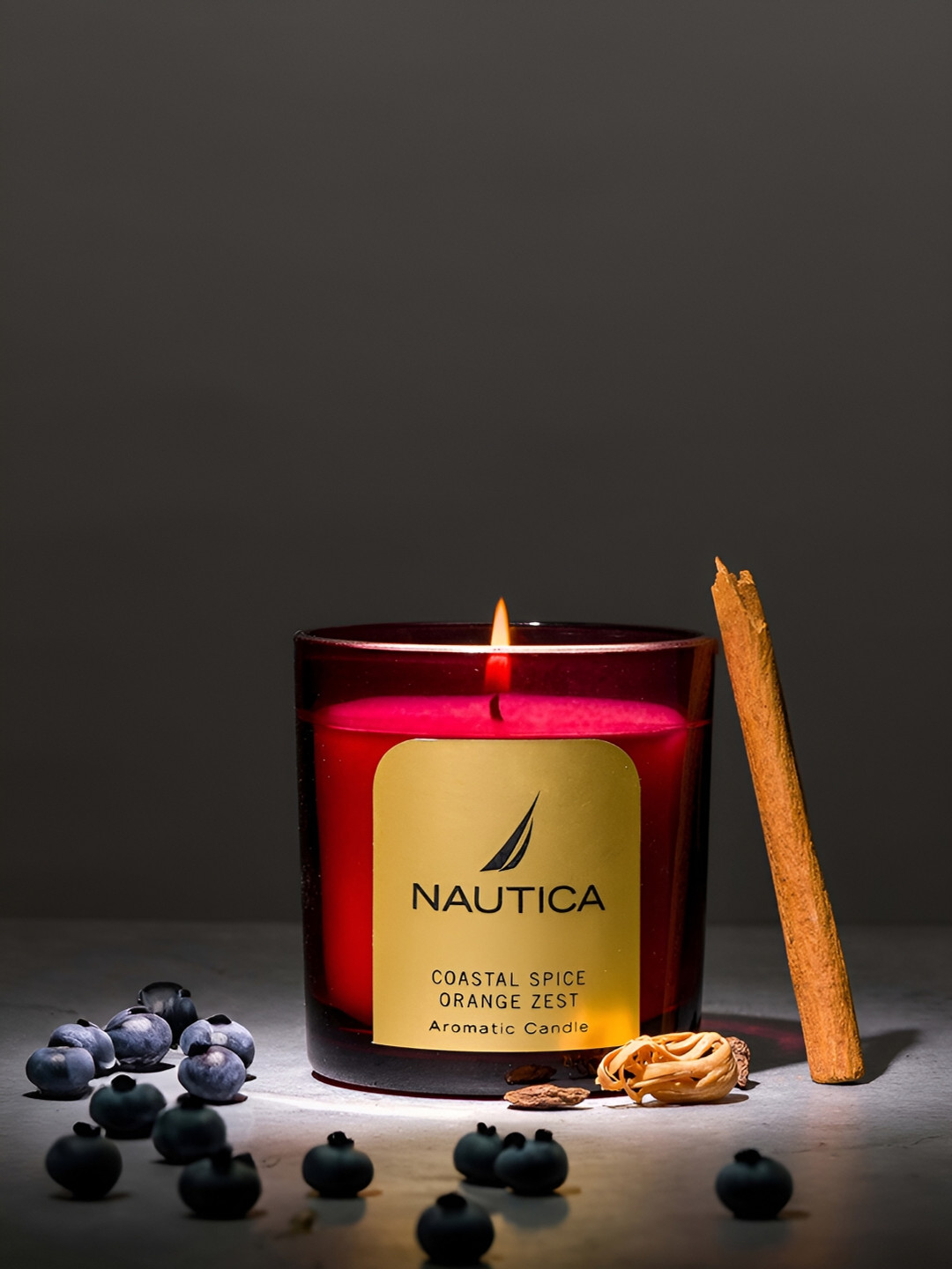 Nautica coastal spice orange zest Premium Coastal Spice and Orange Zest Solid Jar Candles