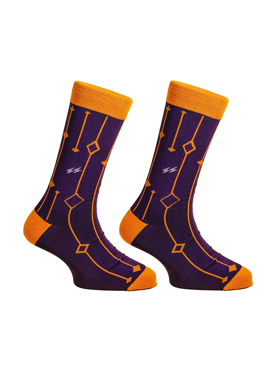 Papa Socks Unisex Patterned Calf Length Socks