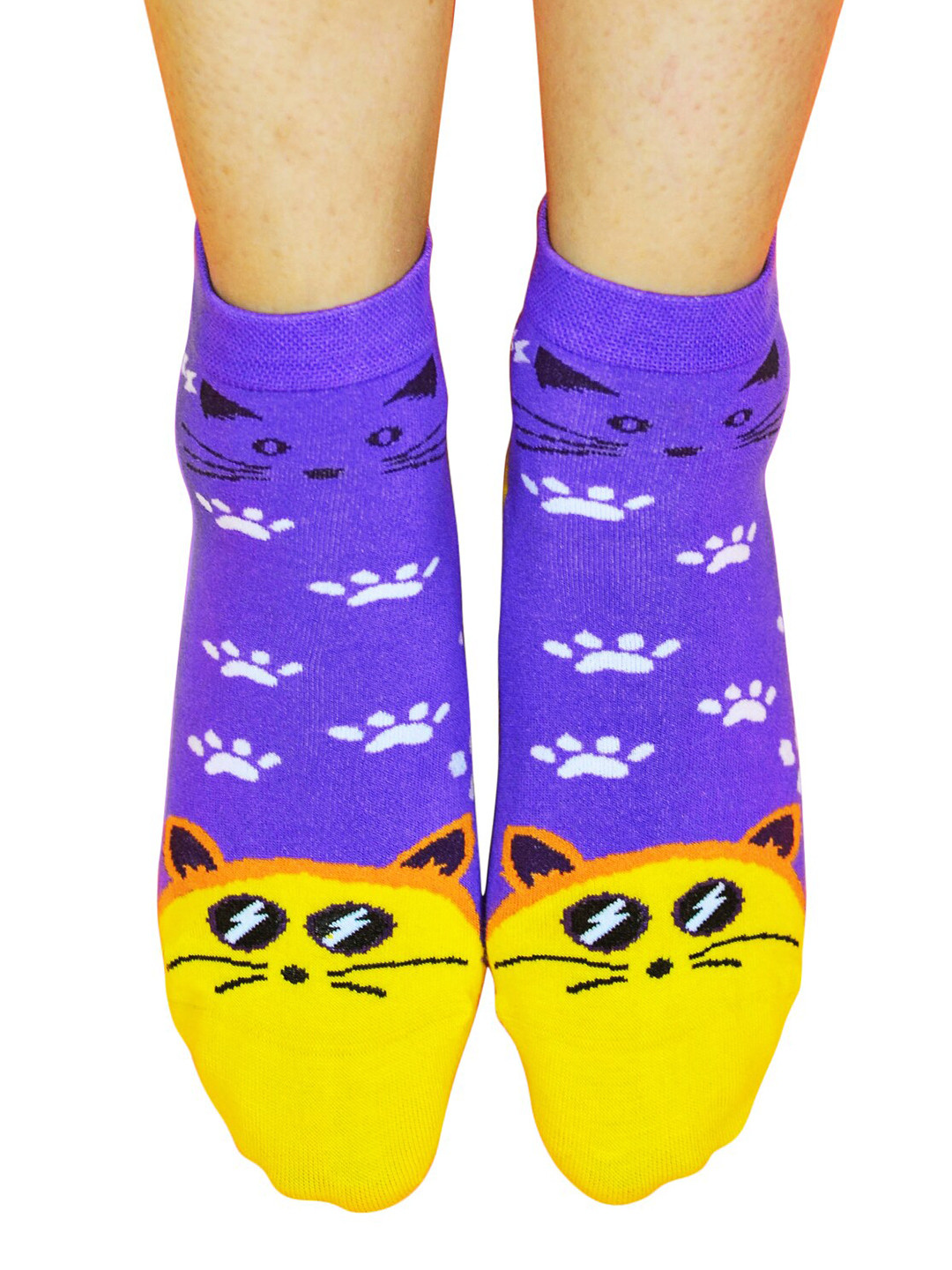 Papa Socks Unisex Printed Anti-Bacterial Ankle-Length Socks