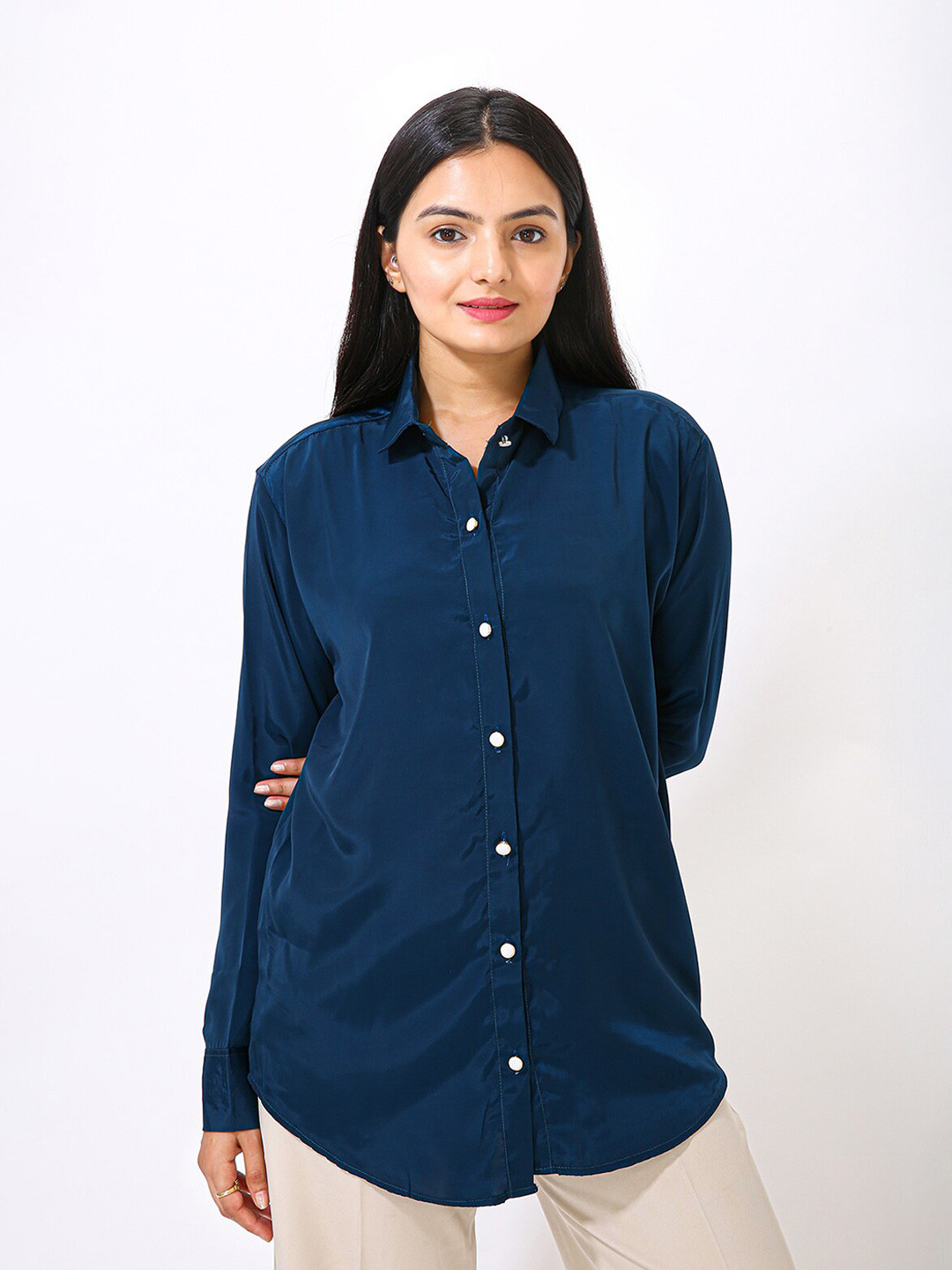 MatterBlue Classic Spread Collar Long Sleeves Formal Shirt