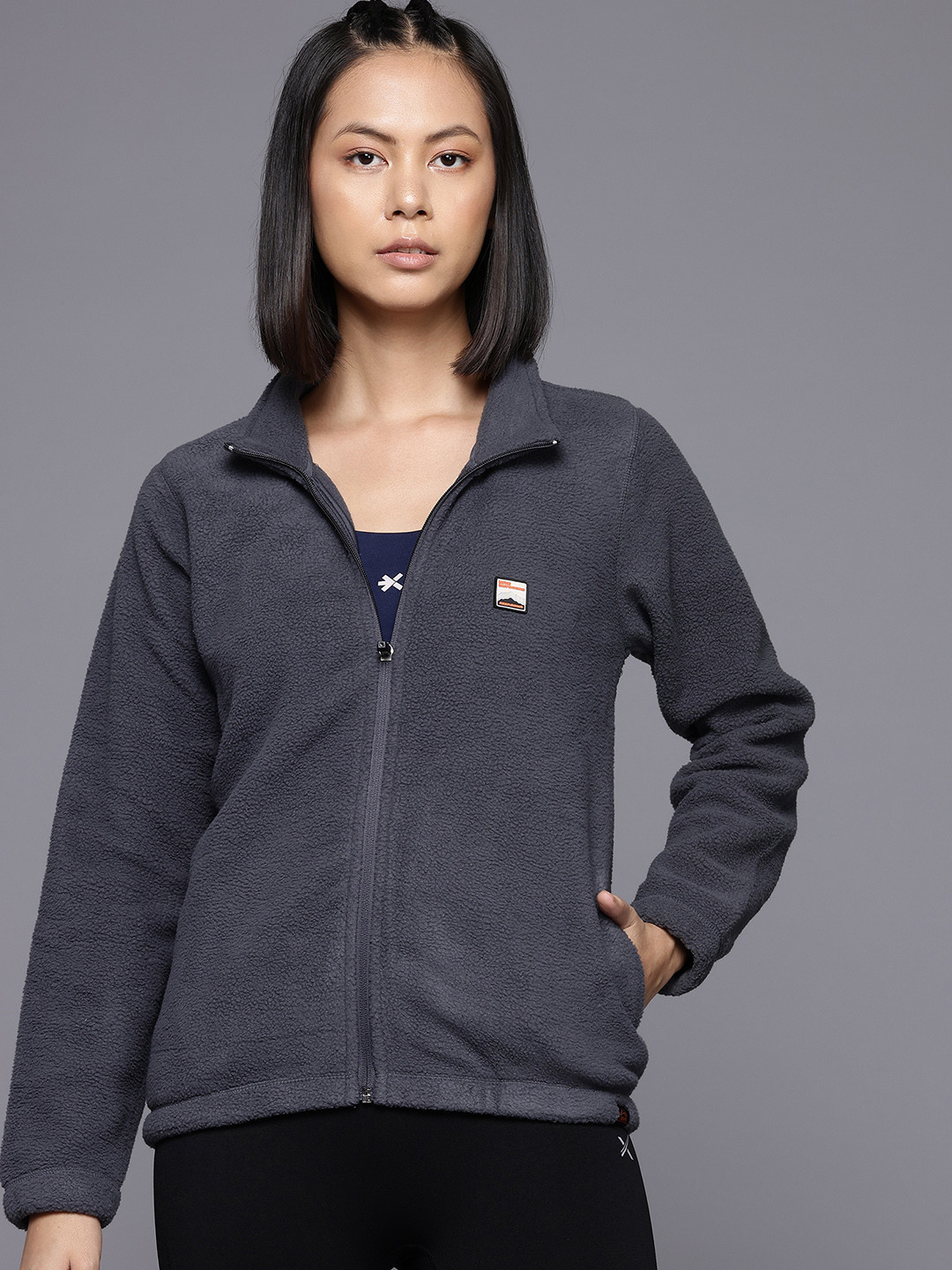 HRX by Hrithik Roshan Fleece Outdoor Sweatshirt