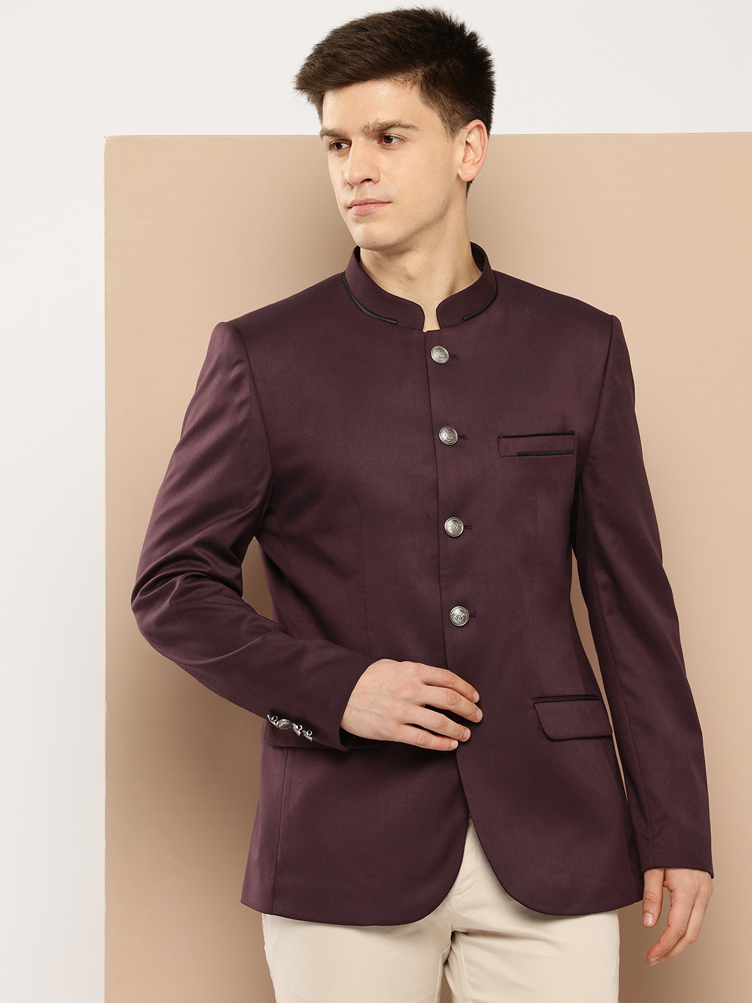 INVICTUS Slim Fit Party Bandhgala