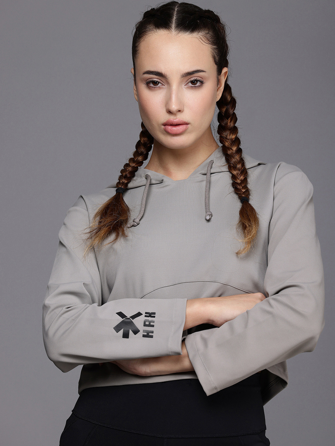 HRX by Hrithik Roshan IRONTRIBE Hooded Training Sweatshirt