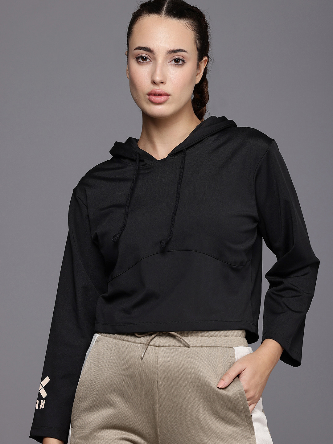 HRX by Hrithik Roshan IRONTRIBE Hooded Training Sweatshirt