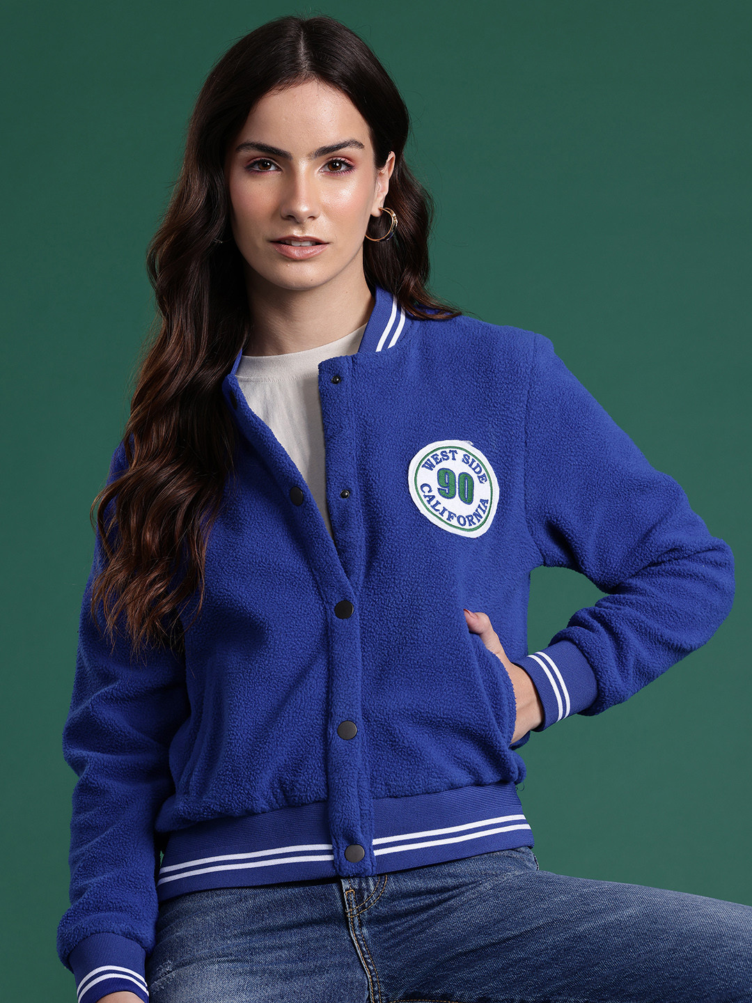 DressBerry Sherpa Bomber Jacket