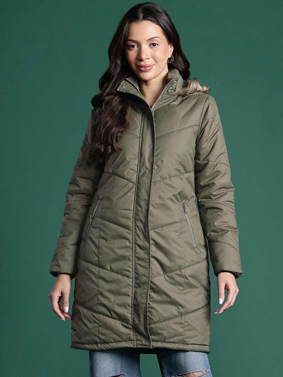DressBerry Longline Padded Jacket