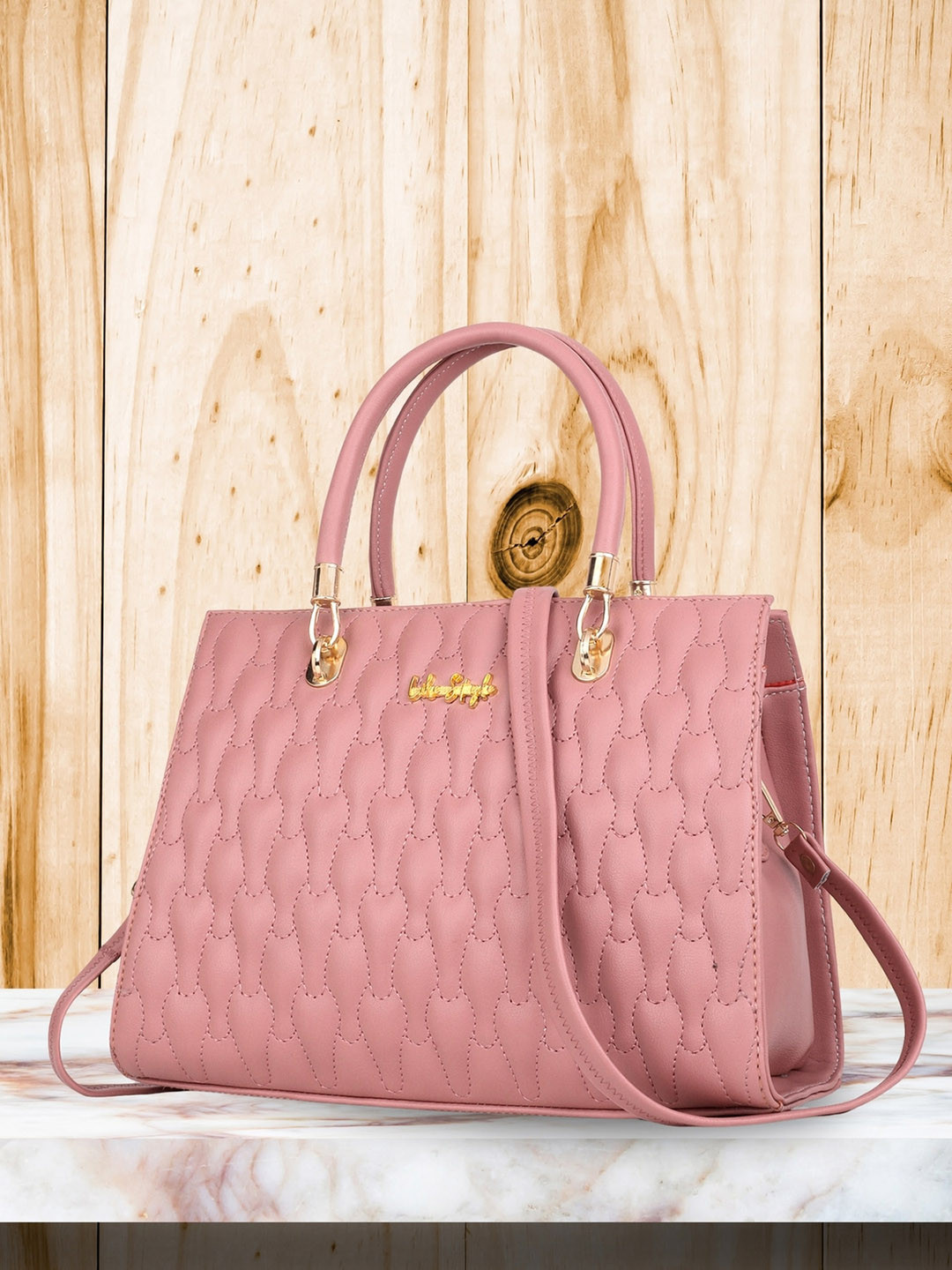 LIKE STYLE Structured Handheld Bag