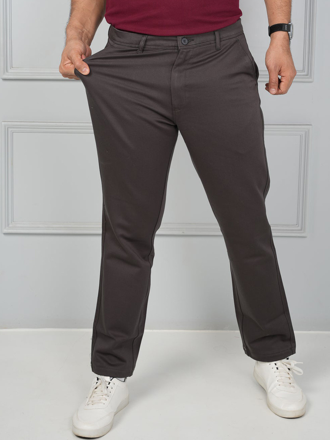 JOHN WATSON Men Comfort Cotton Trouser