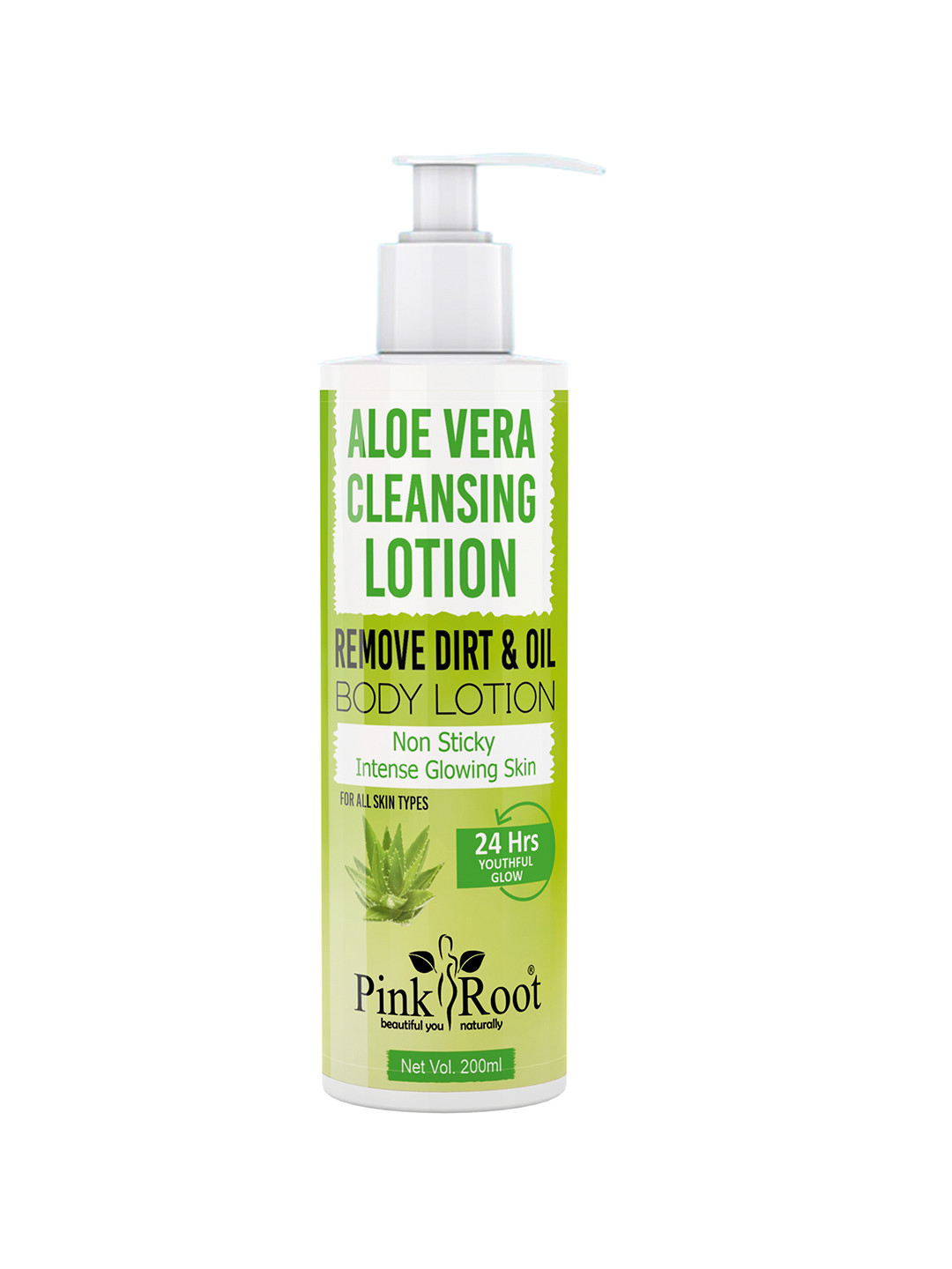 Pink Root Aloevera Cleansing Milk - 200 ml