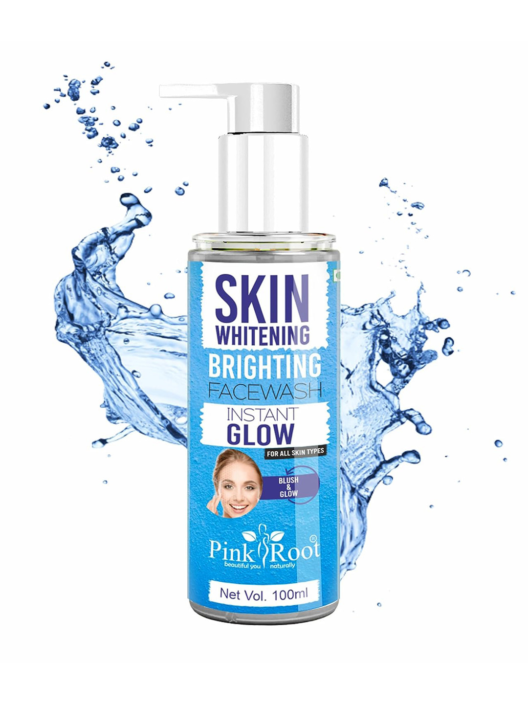 Pink Root Skin Whitening Face Wash-100ml