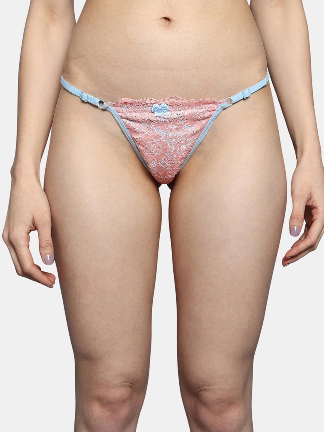 BLEEDING HEART Self Designed Low-Rise Lace Thong Brief