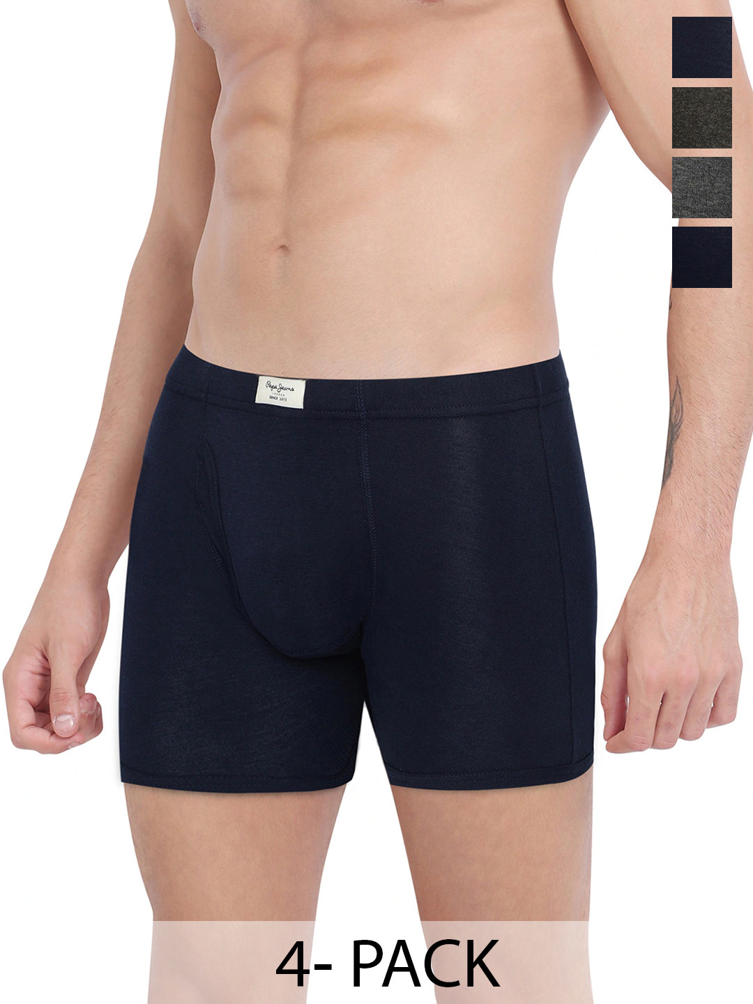 Pepe Jeans Pack Of 4 Inner Elastic Trunk