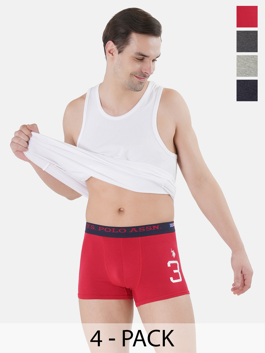 U.S. Polo Assn. Pack of 4 Trunks 15823112-1-15823114-1