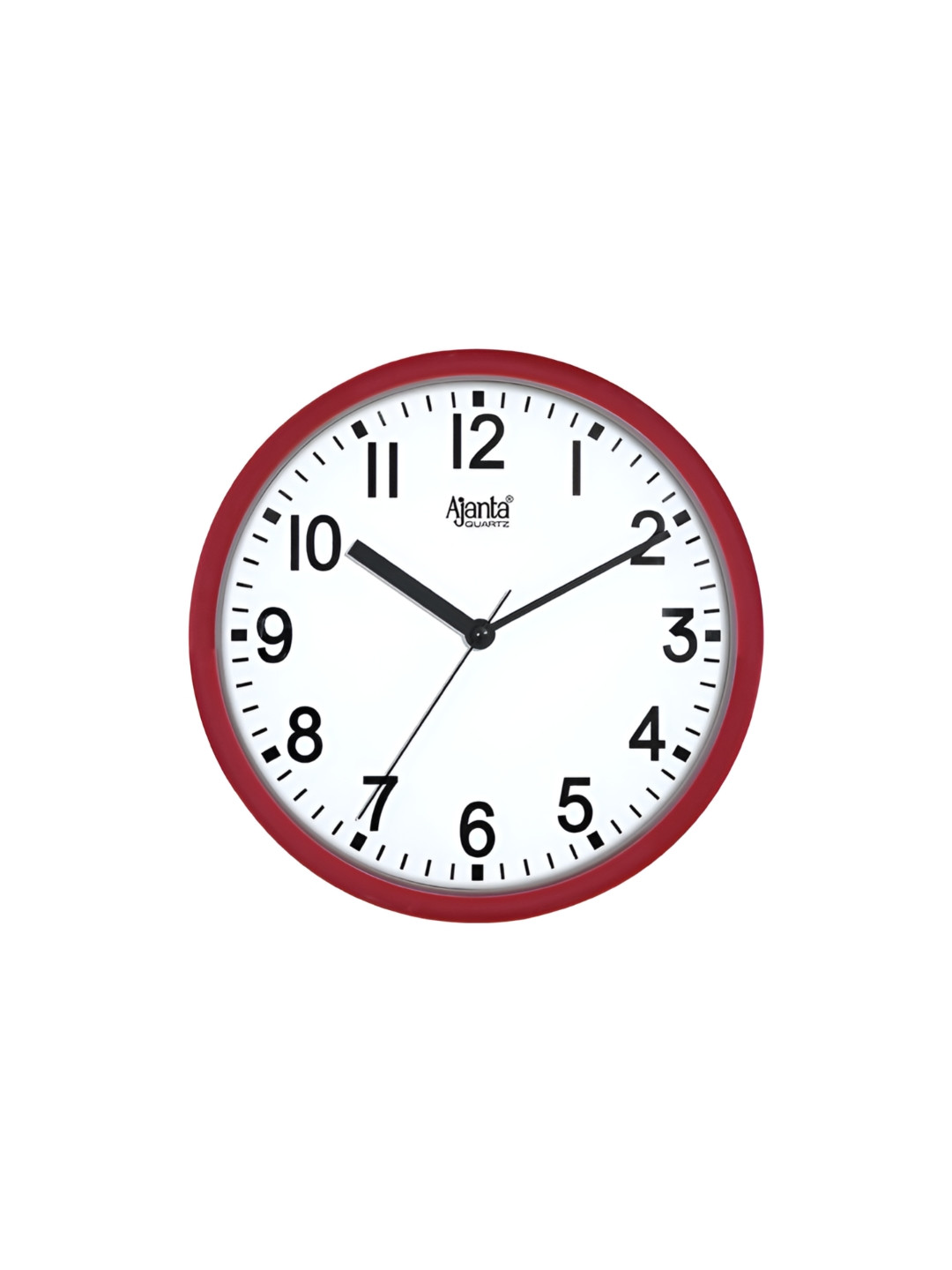 Ajanta Red Round Analogue Wall Clock