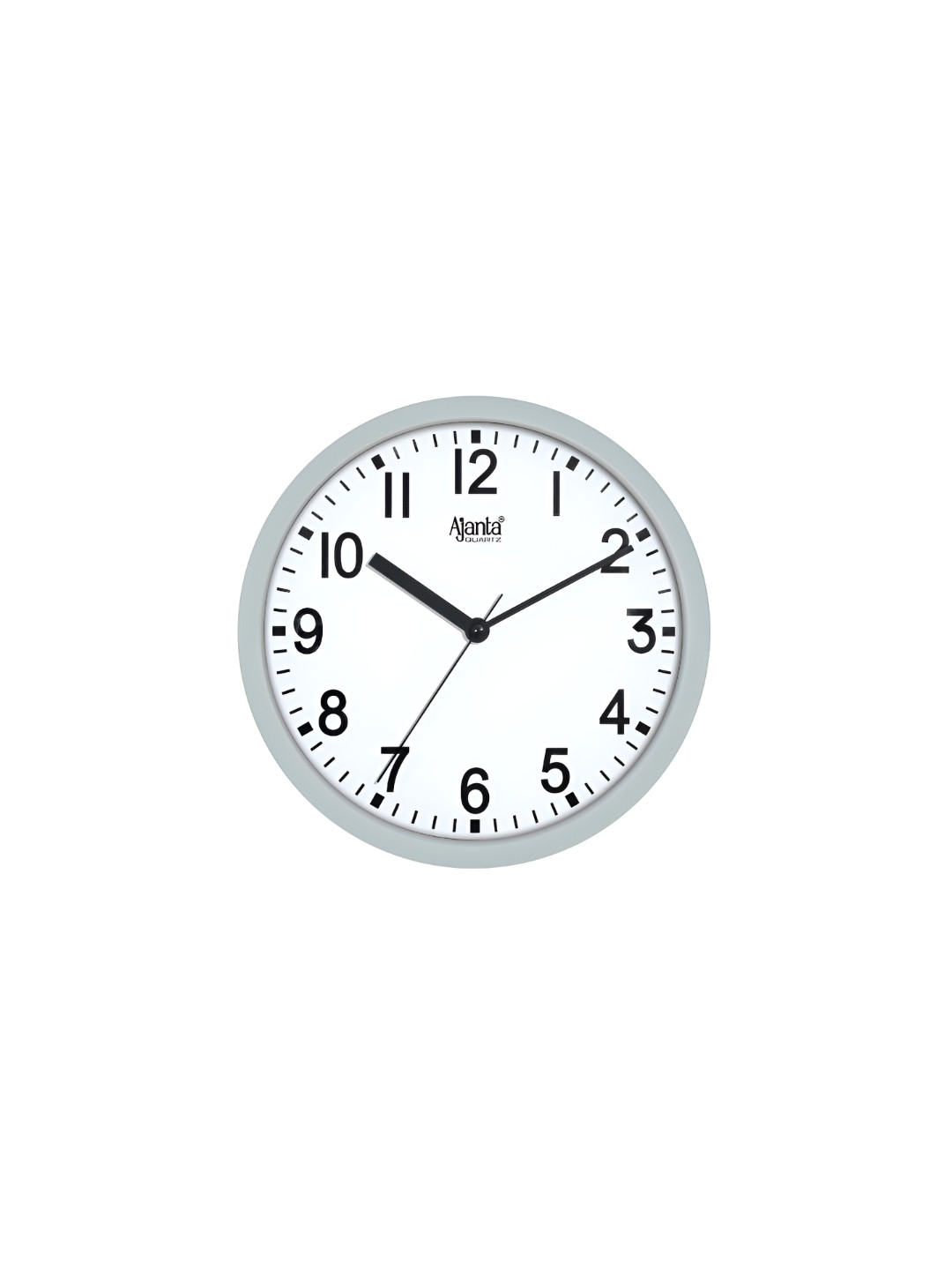 Ajanta Grey Round Analogue Wall Clock