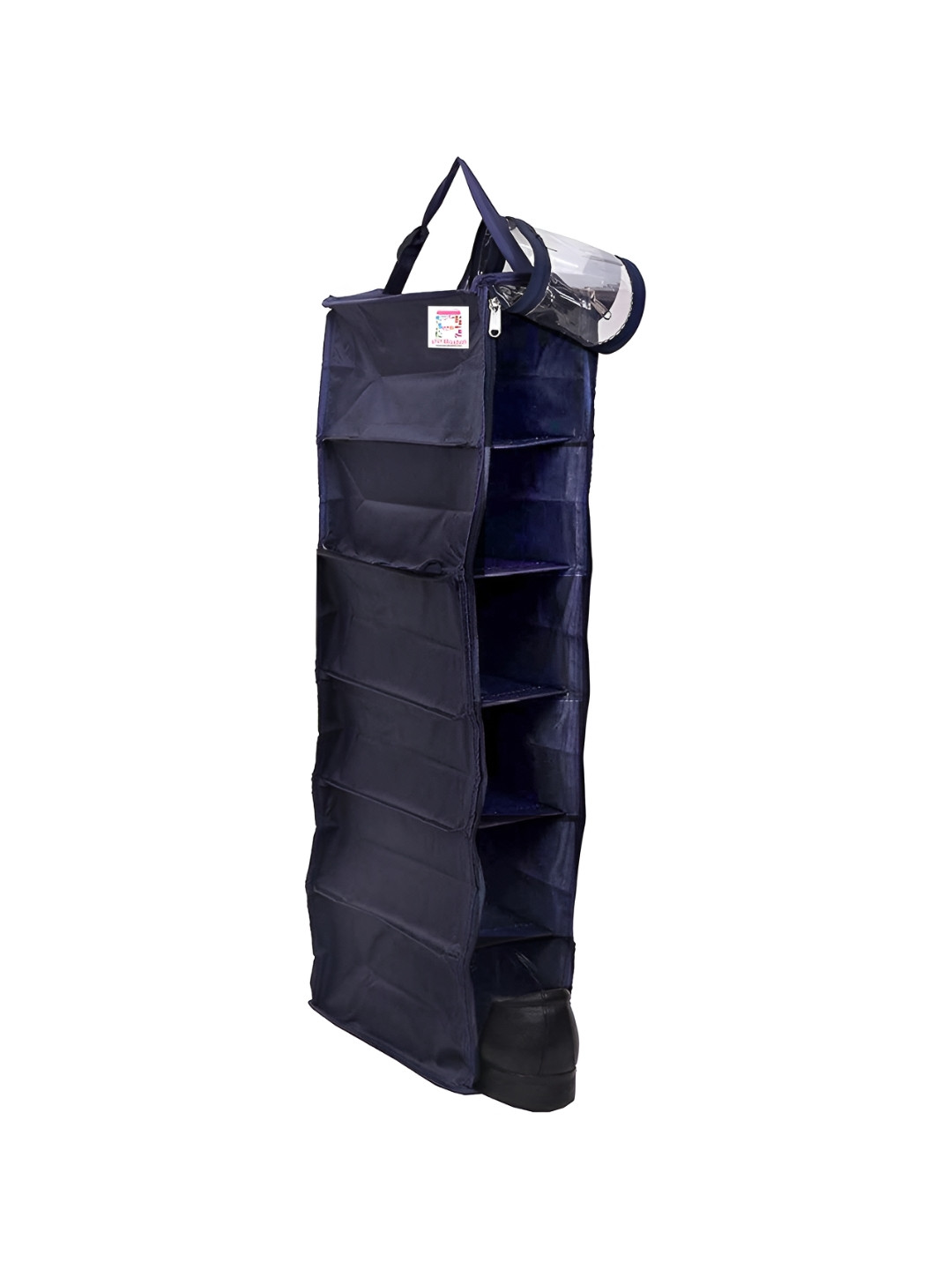 atorakushon Black Reusable Hanging Shoe Storage Bag Organisers
