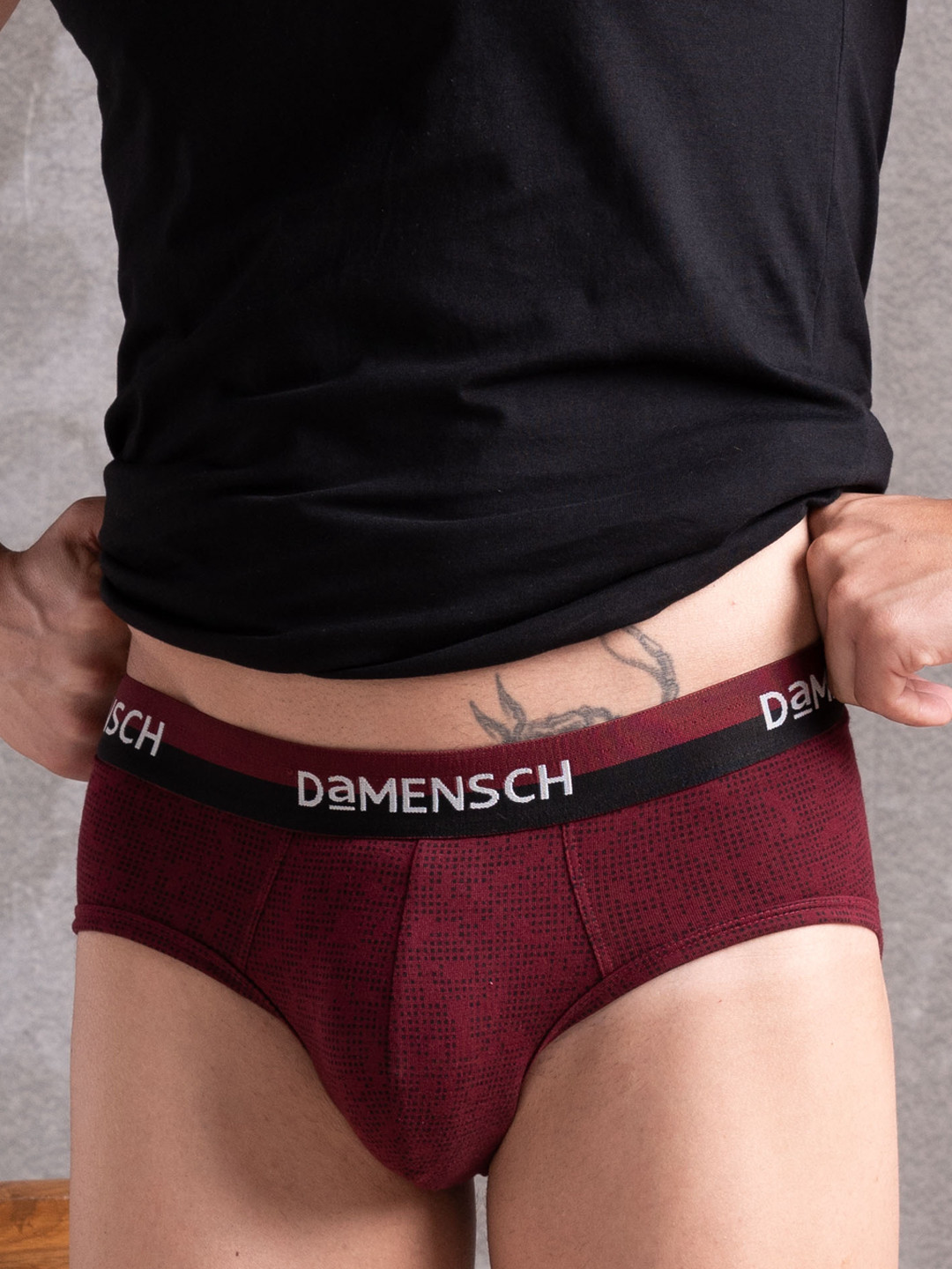 DAMENSCH Men Printed Basic Briefs BR1050-PIXMAR