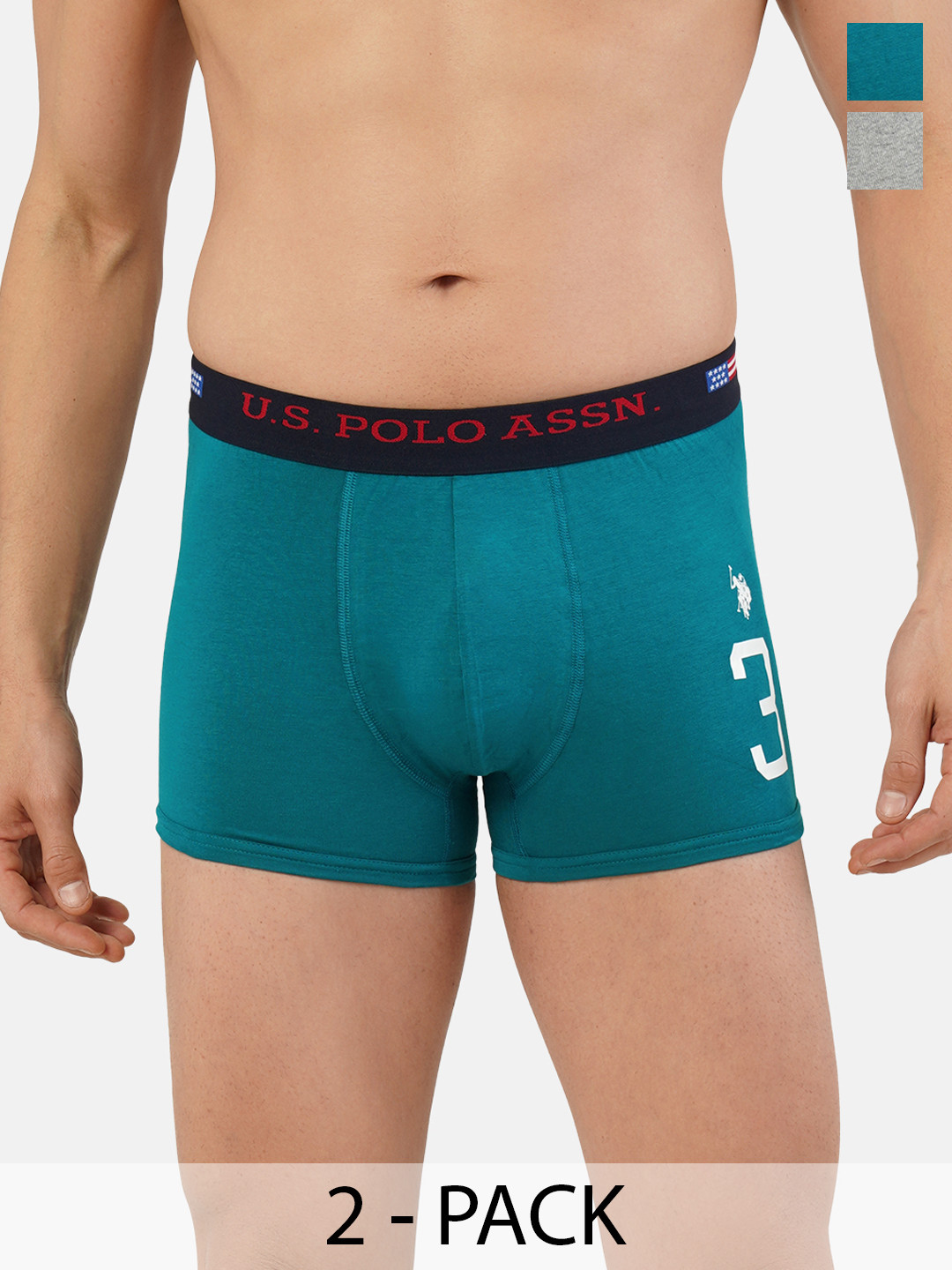 U.S. Polo Assn. Pack of 2 Cotton Trunks 20649930-1-19484926-1