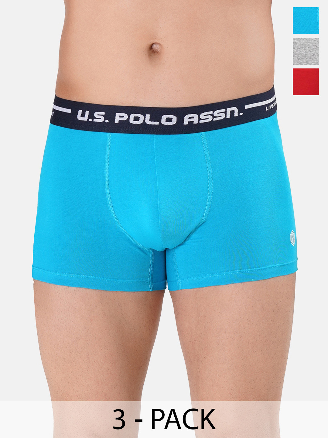 U.S. Polo Assn. Pack Of 3 Outer Elastic Trunk 22461594-1-21275946-1