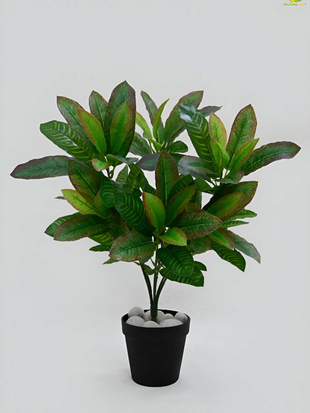 Blooming Floret Green Artificial Plant With Pot