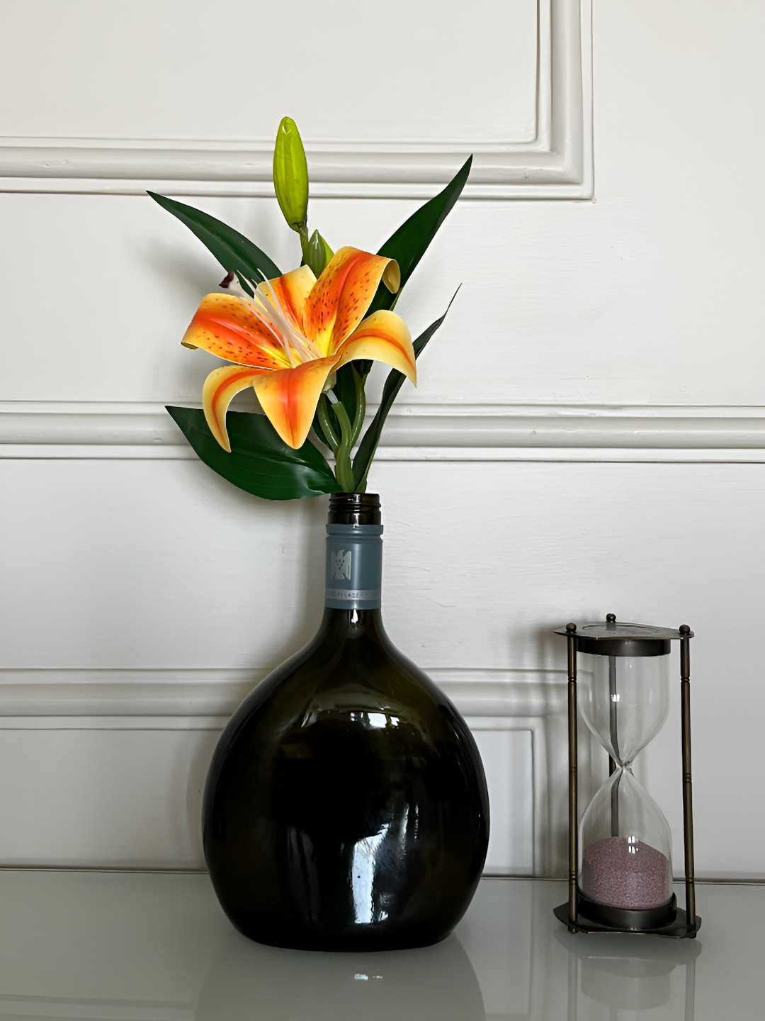 Blooming Floret Yellow Lily Artificial Flower