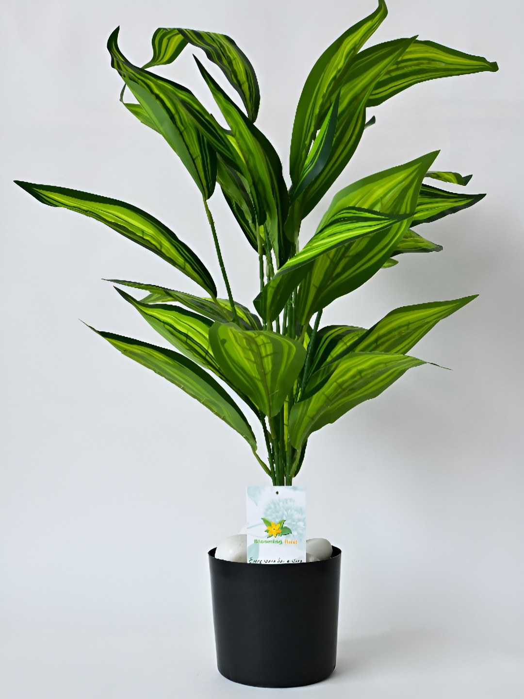 Blooming Floret Green iron Artificial Plant With Pot