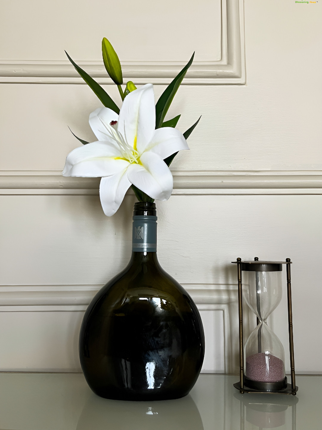 Blooming Floret White Lily Artificial Flower