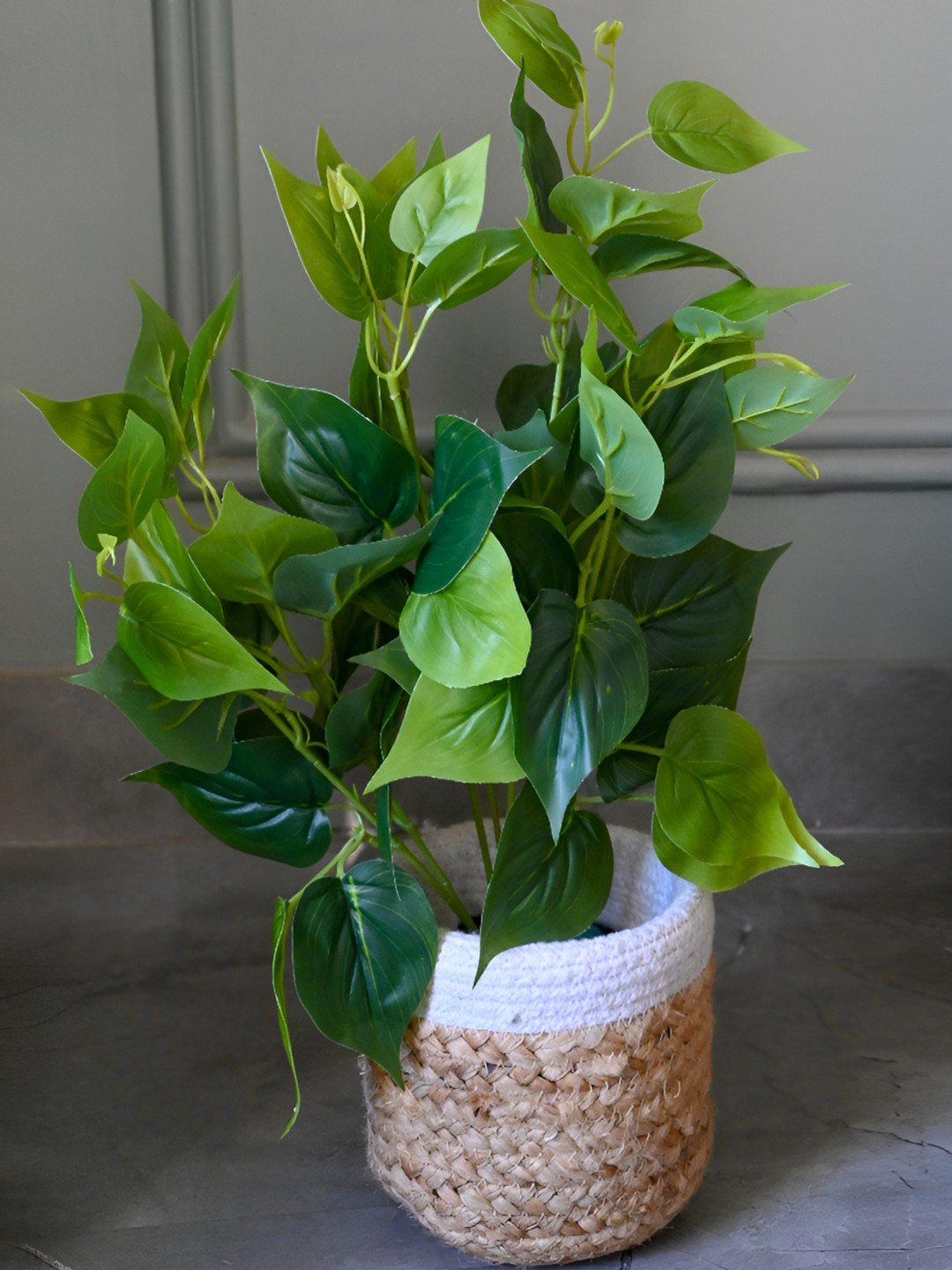 Blooming Floret Green Jade Artificial Plant With Pot