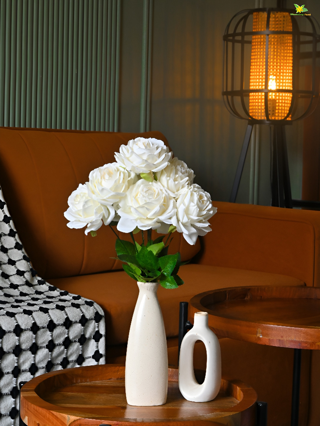 Blooming Floret White Artificial Flower