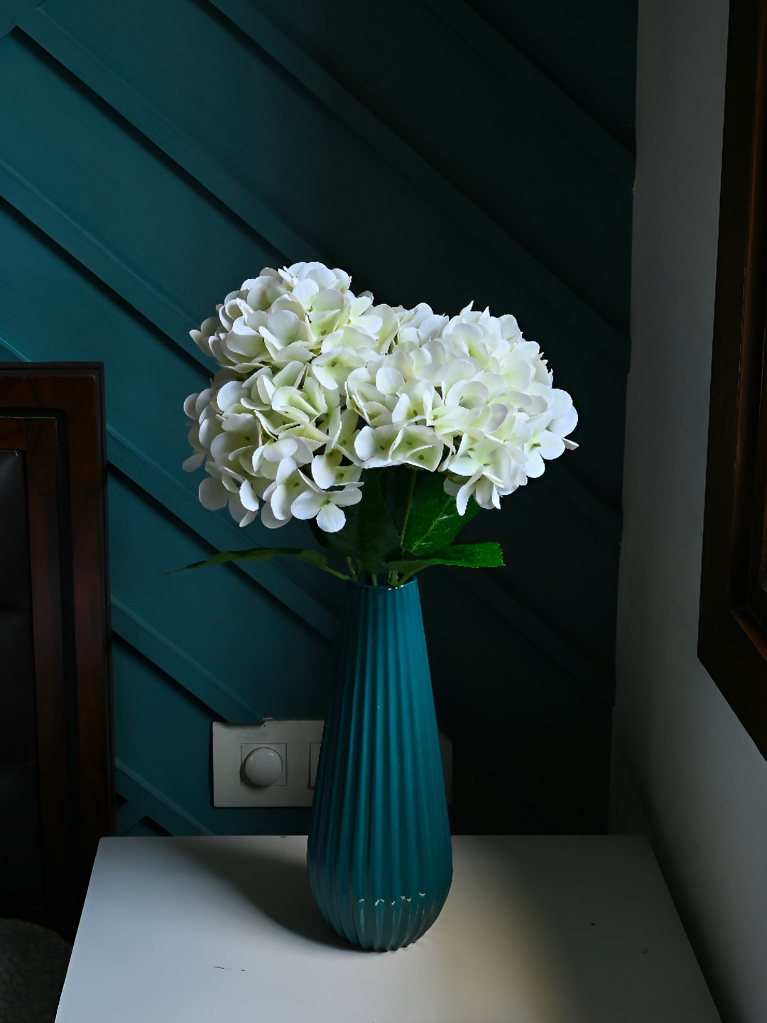 Blooming Floret Off White Hydrangea Artificial Flower
