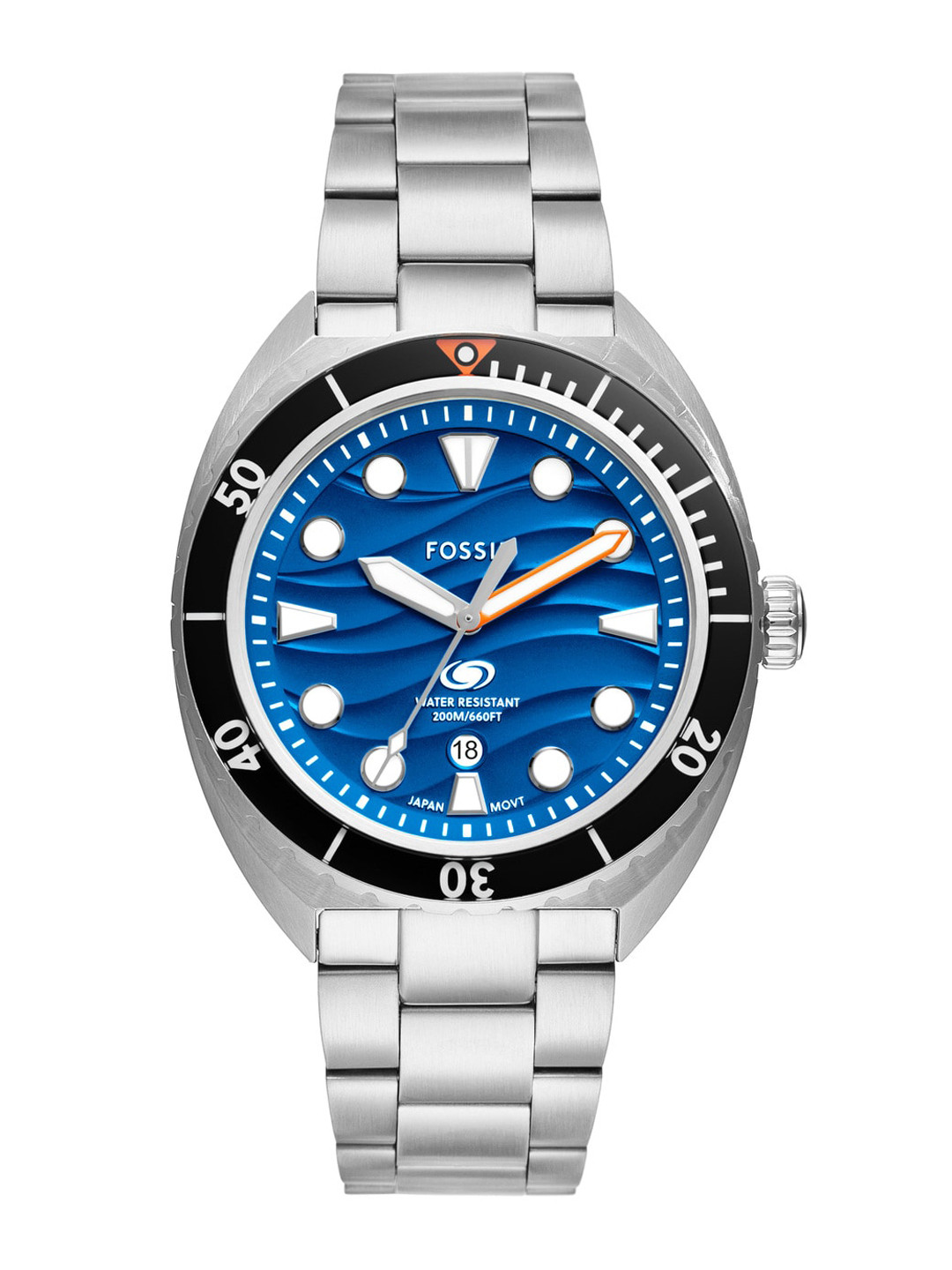 Fossil Men Embellished Analogue Watch FS6064
