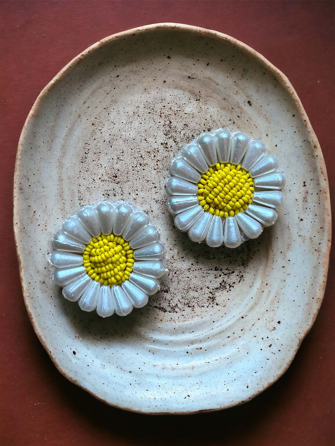 JEWELWATI Circular Studs Earrings