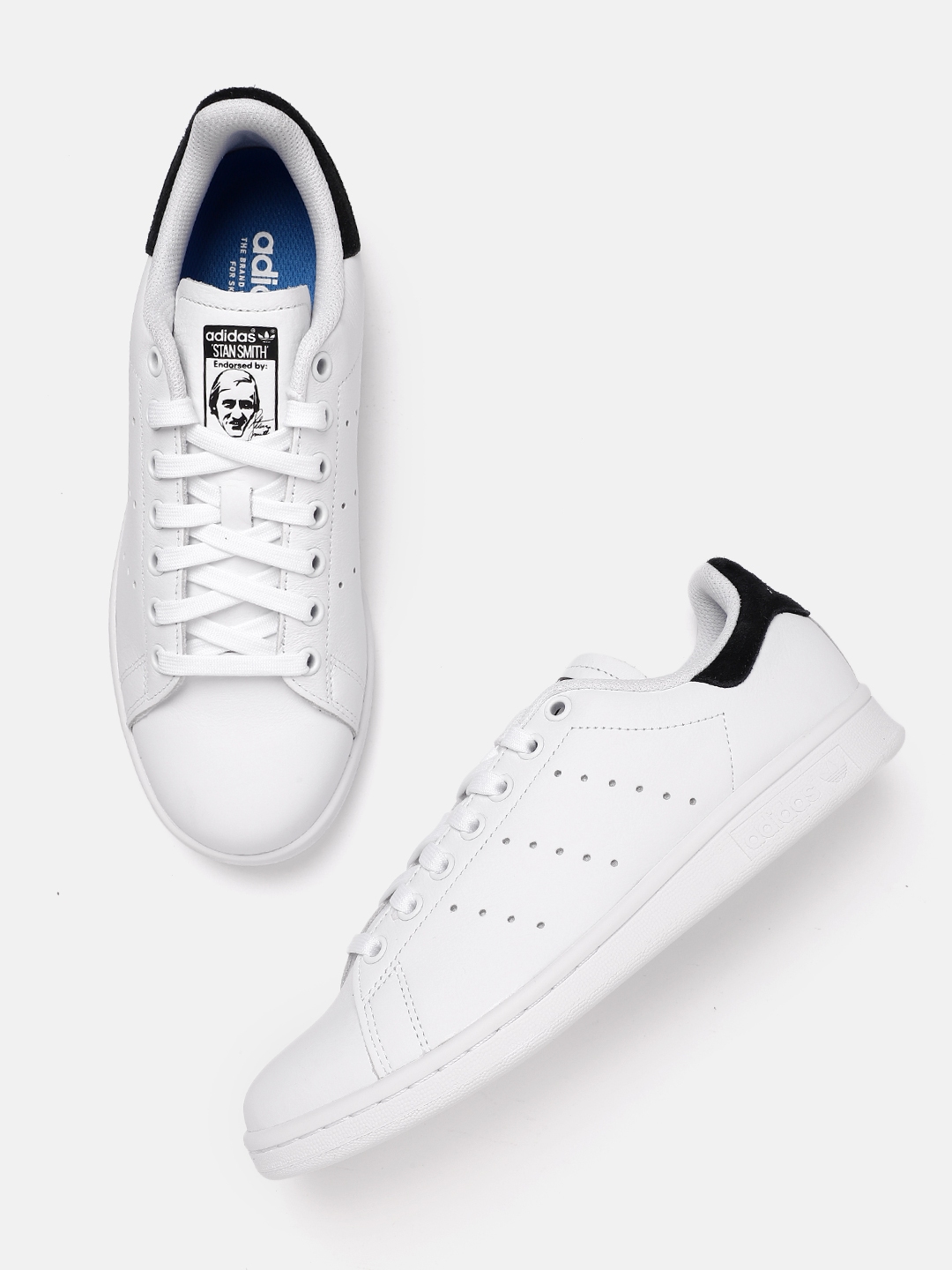 Originals mens stan smith leather sneaker hotsell