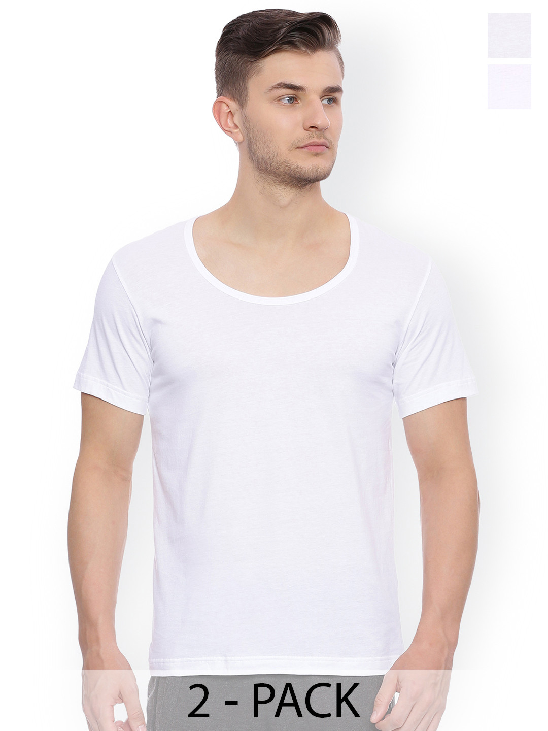 Van Heusen Pack Of 2 Cotton Round Neck Innerwear Vests 22470678-1-2113526