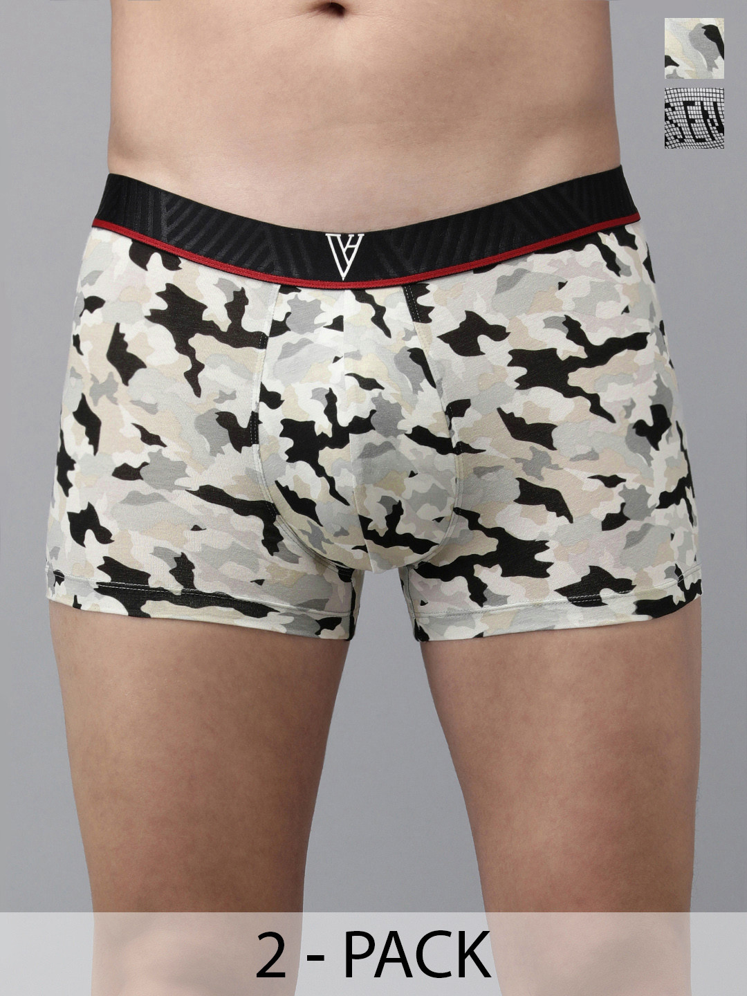 Van Heusen Pack Of 2 Mid-Rise Trunk 15672760-1-15558464