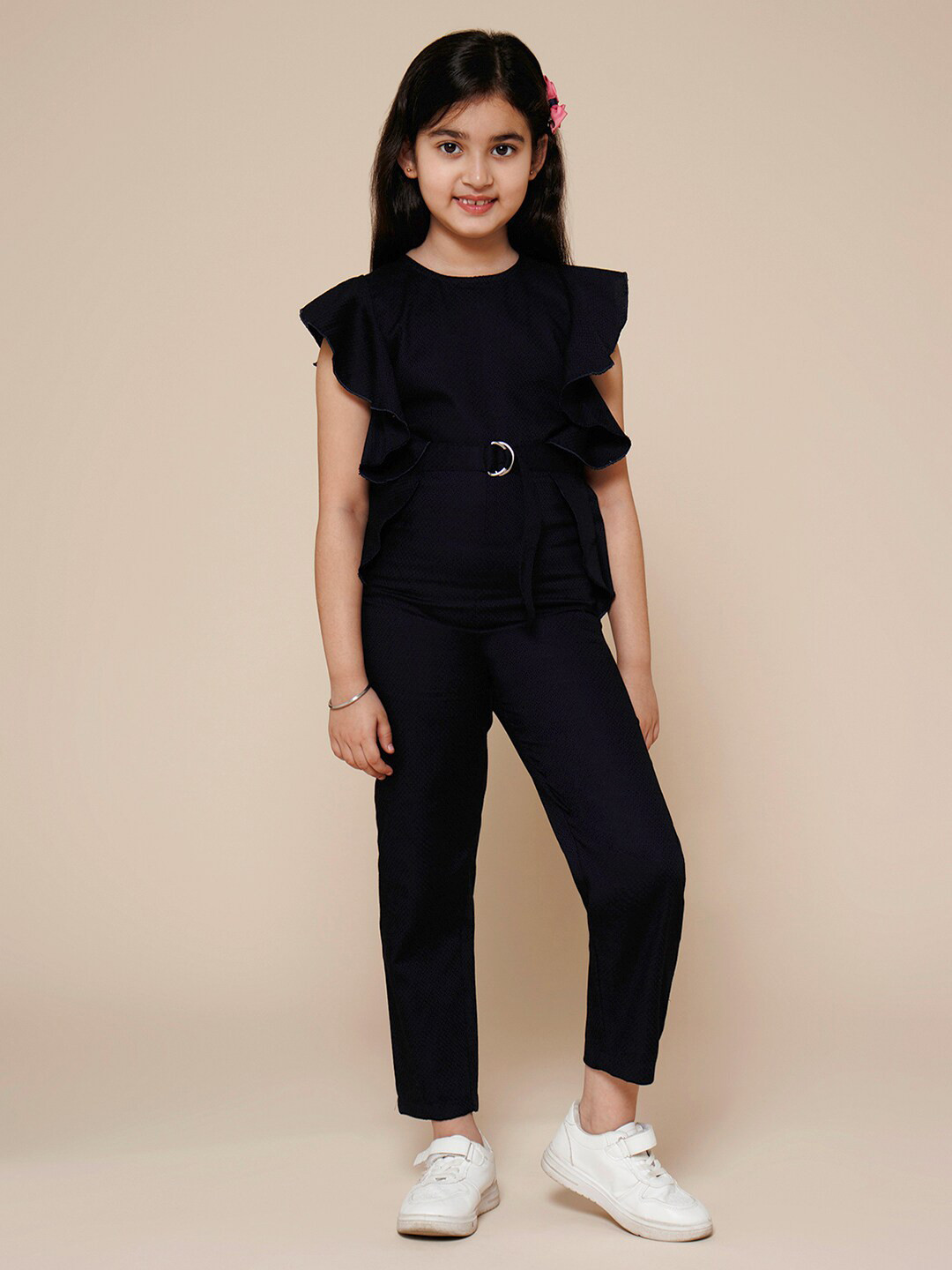 PICCOLO Girls Basic Piccolo-Ruffled Jumsuit