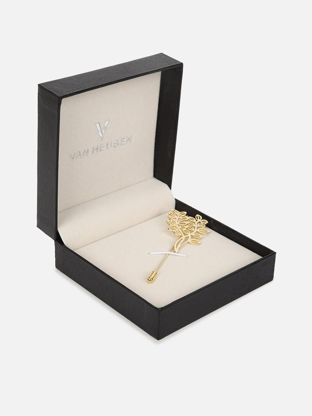 Van Heusen Men Leaf-Shaped Lapel Pin