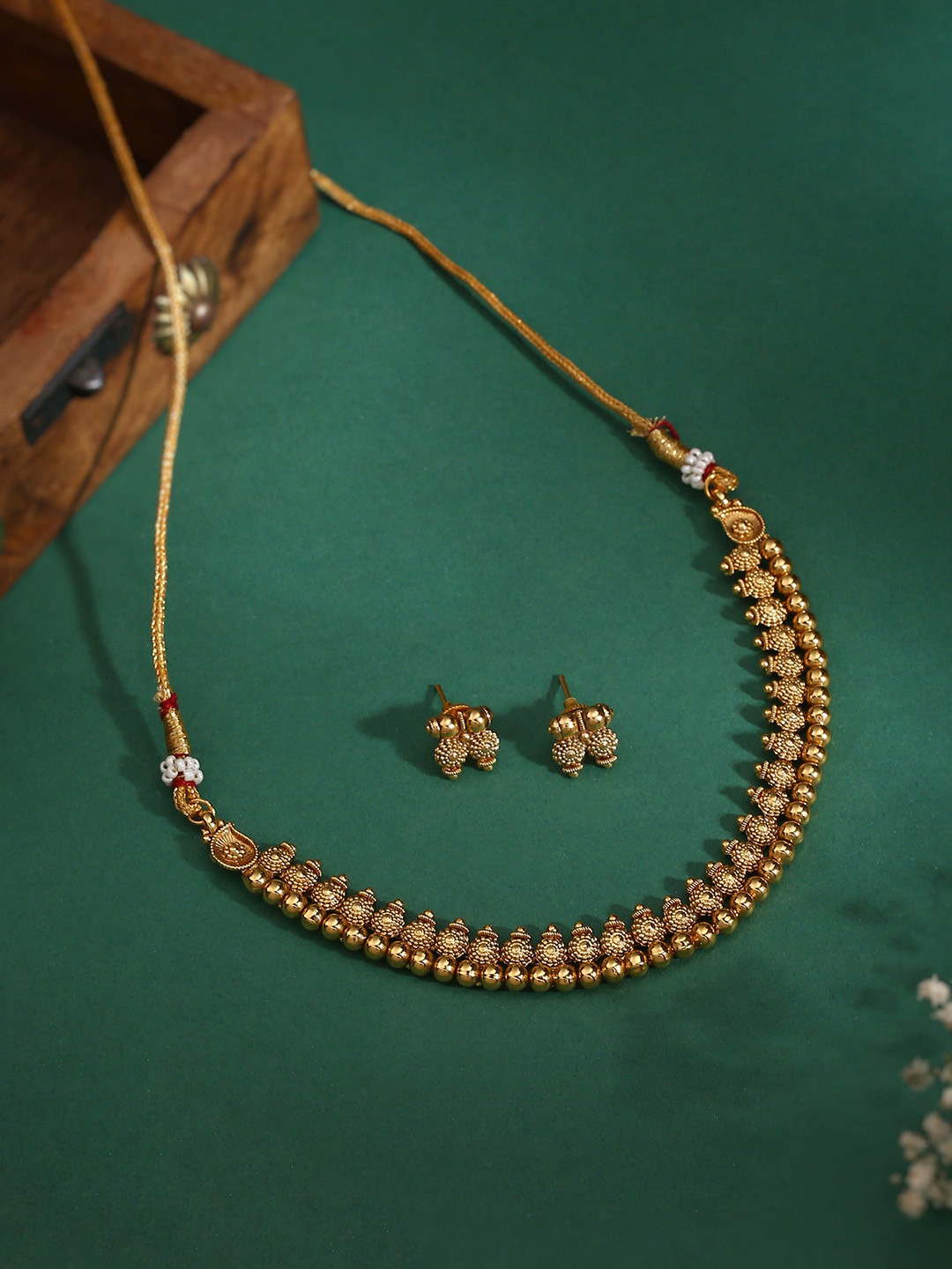 THE AAB STUDIO Gold-Plated Textured Jewellery Set