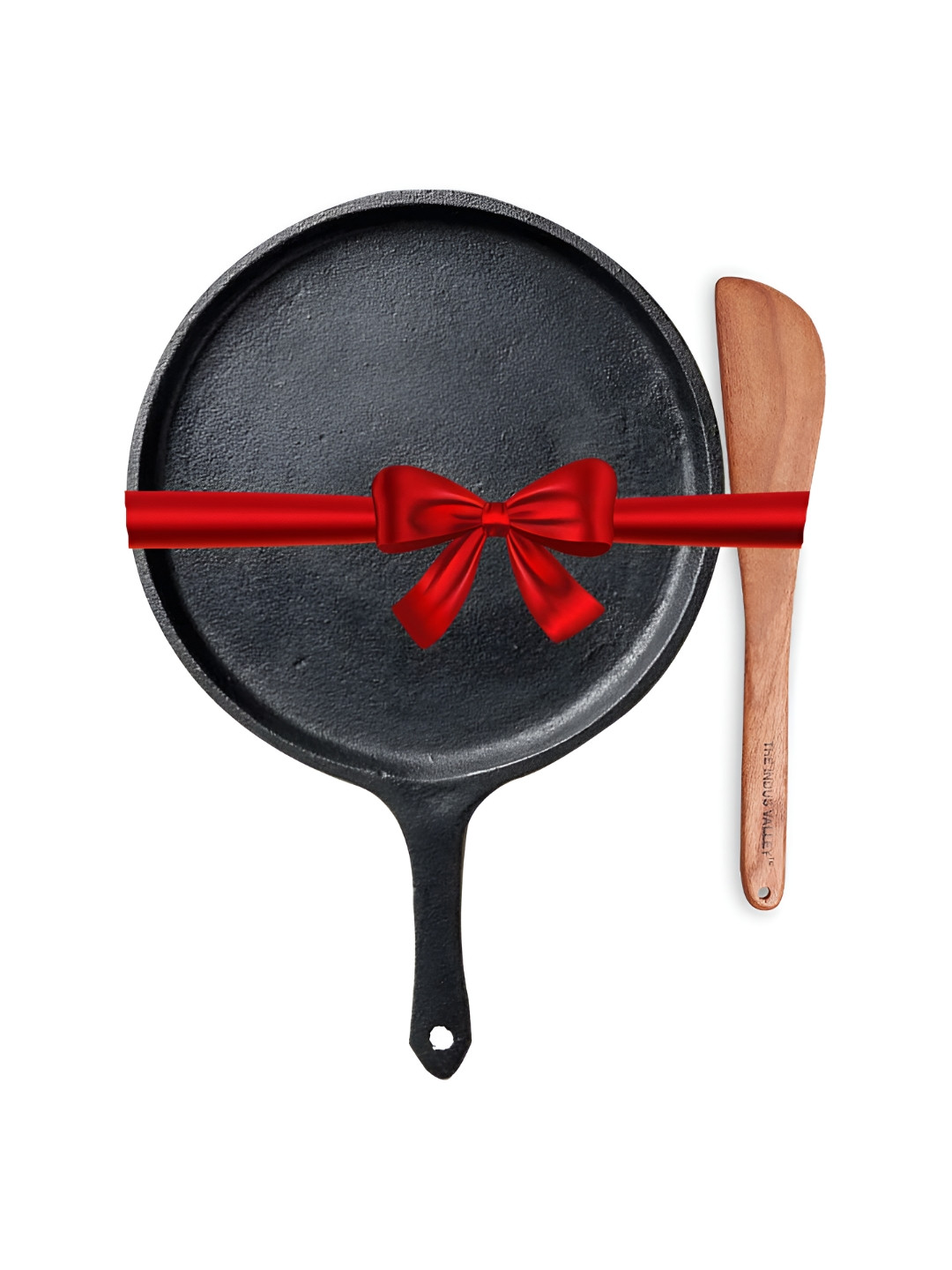 The Indus Valley Black Induction Base Tava With Spatula