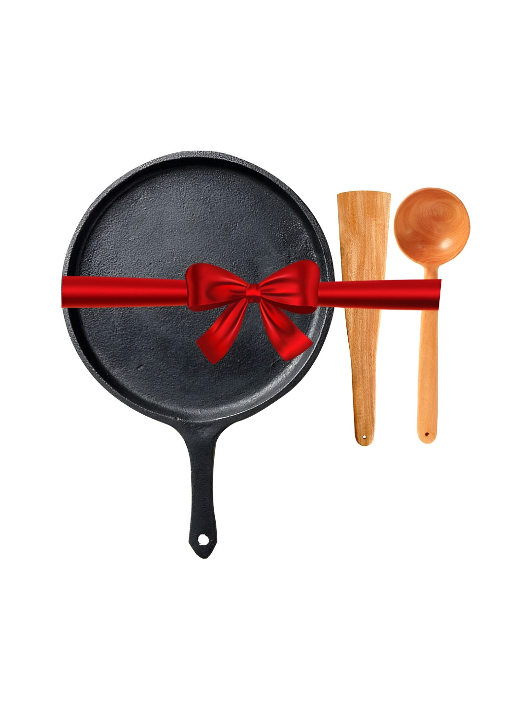 The Indus Valley Black Induction Base Tava With Flips