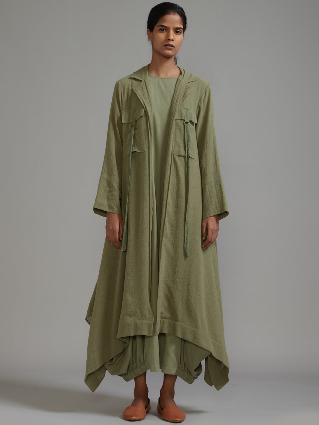 MATI Longline Tailored Cotton Jacket