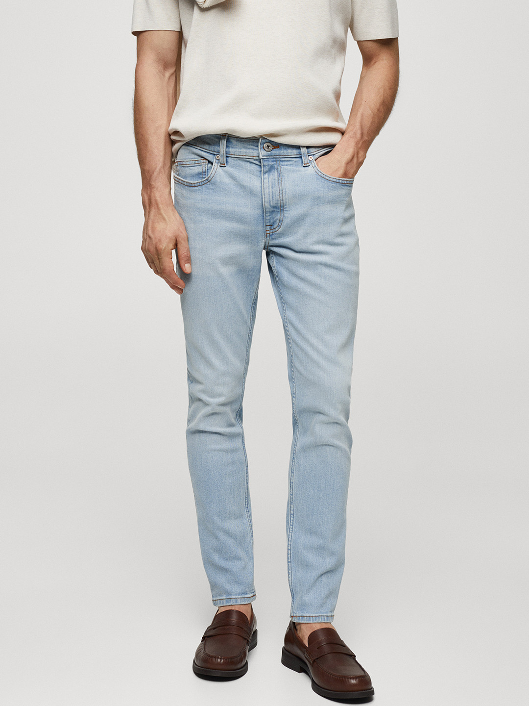 MANGO MAN Skinny Fit Stretchable Jeans