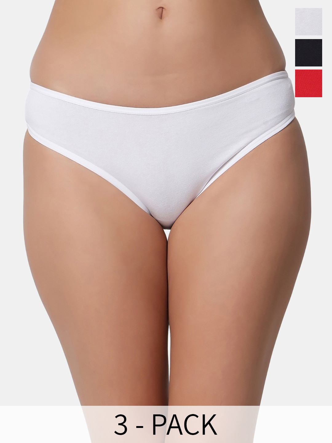 BLEEDING HEART Pack of 3 Low-Rise Thongs Briefs